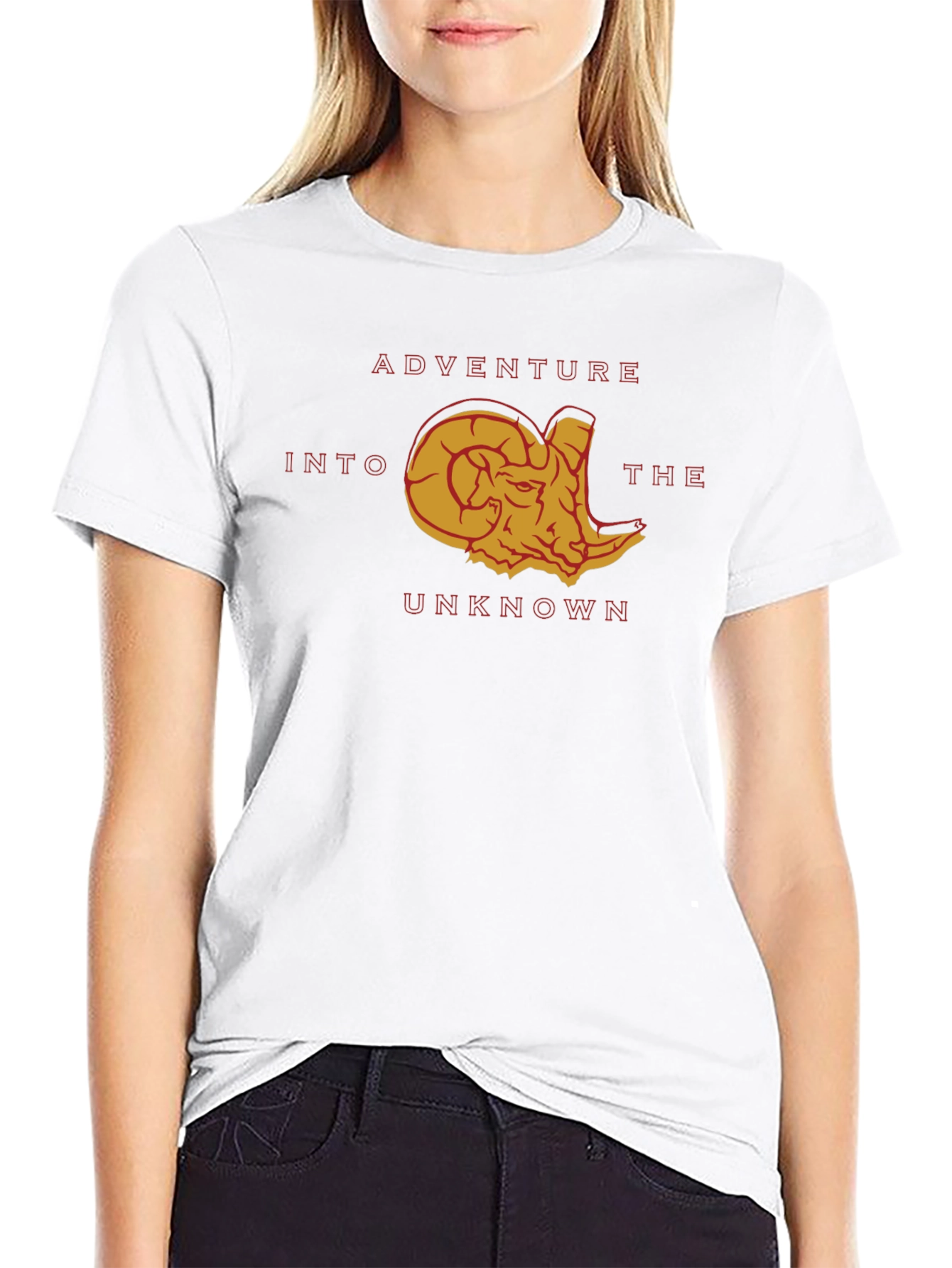 Adventure Into The Unknown Ram Graphic T-Shirt