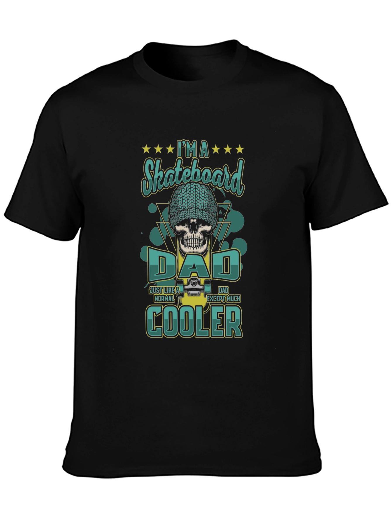 Skateboard Dad T-Shirt - Cool Graphic Tee