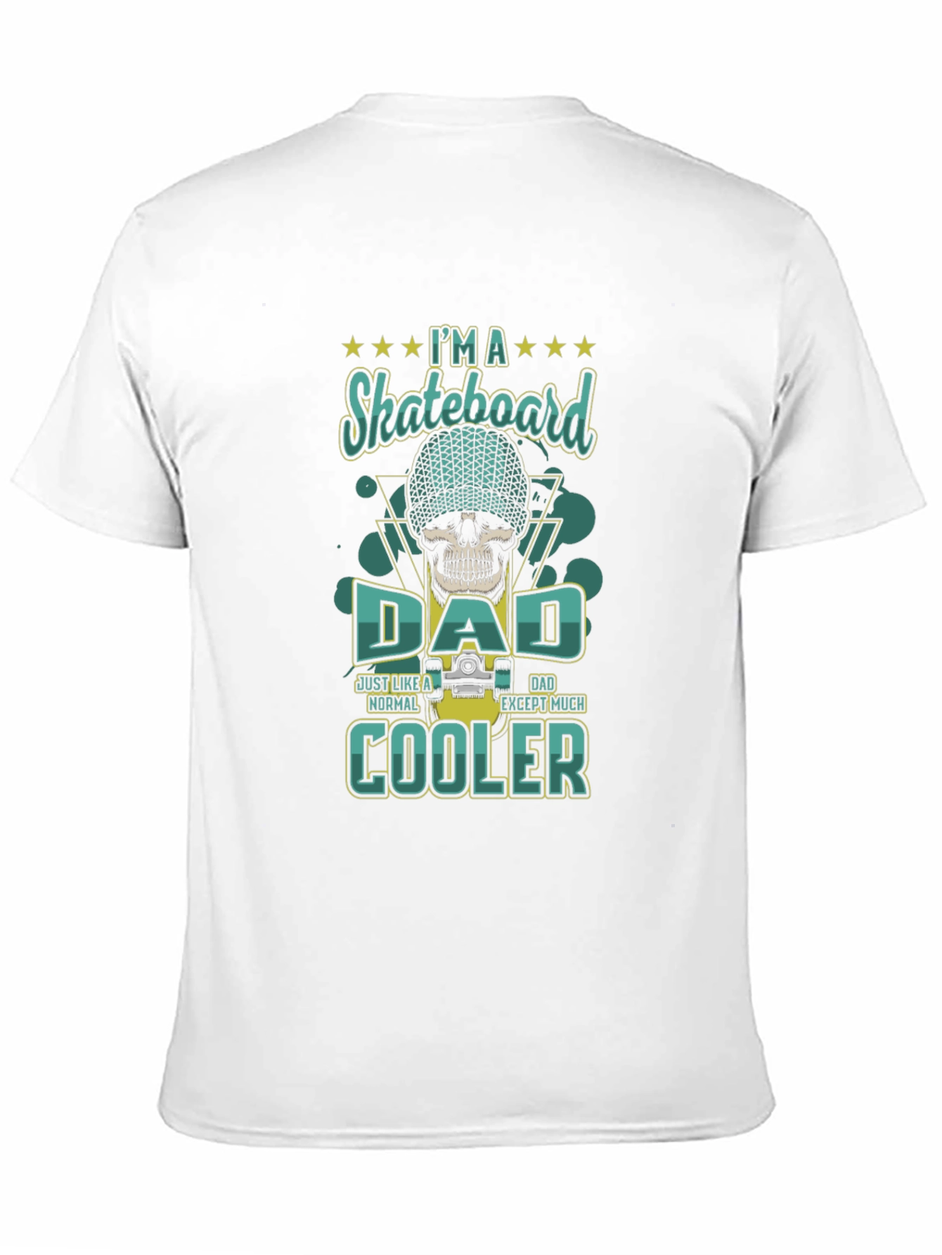 Skateboard Dad T-Shirt - Cool Graphic Tee