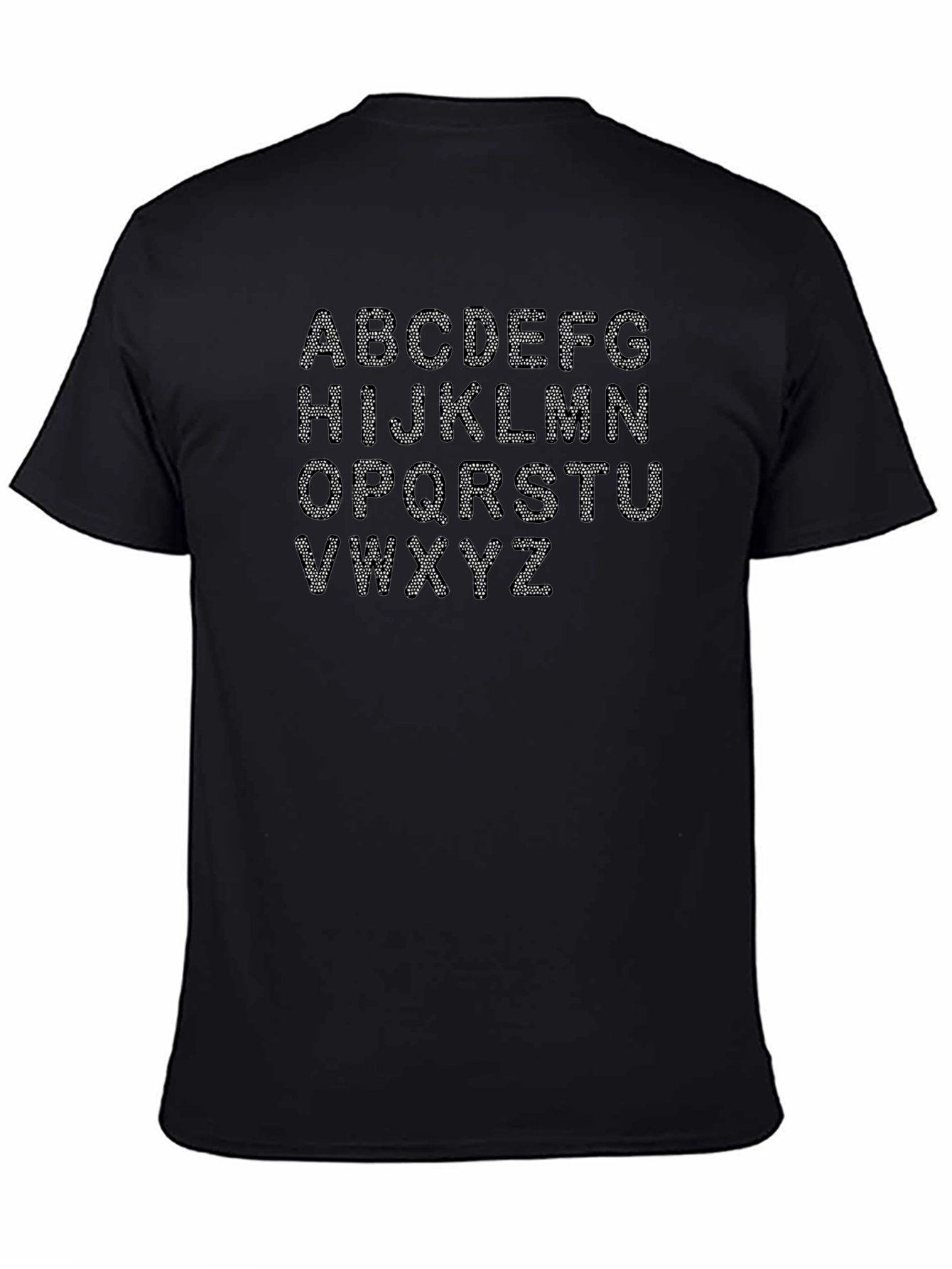 Alphabet Rhinestone T-Shirt