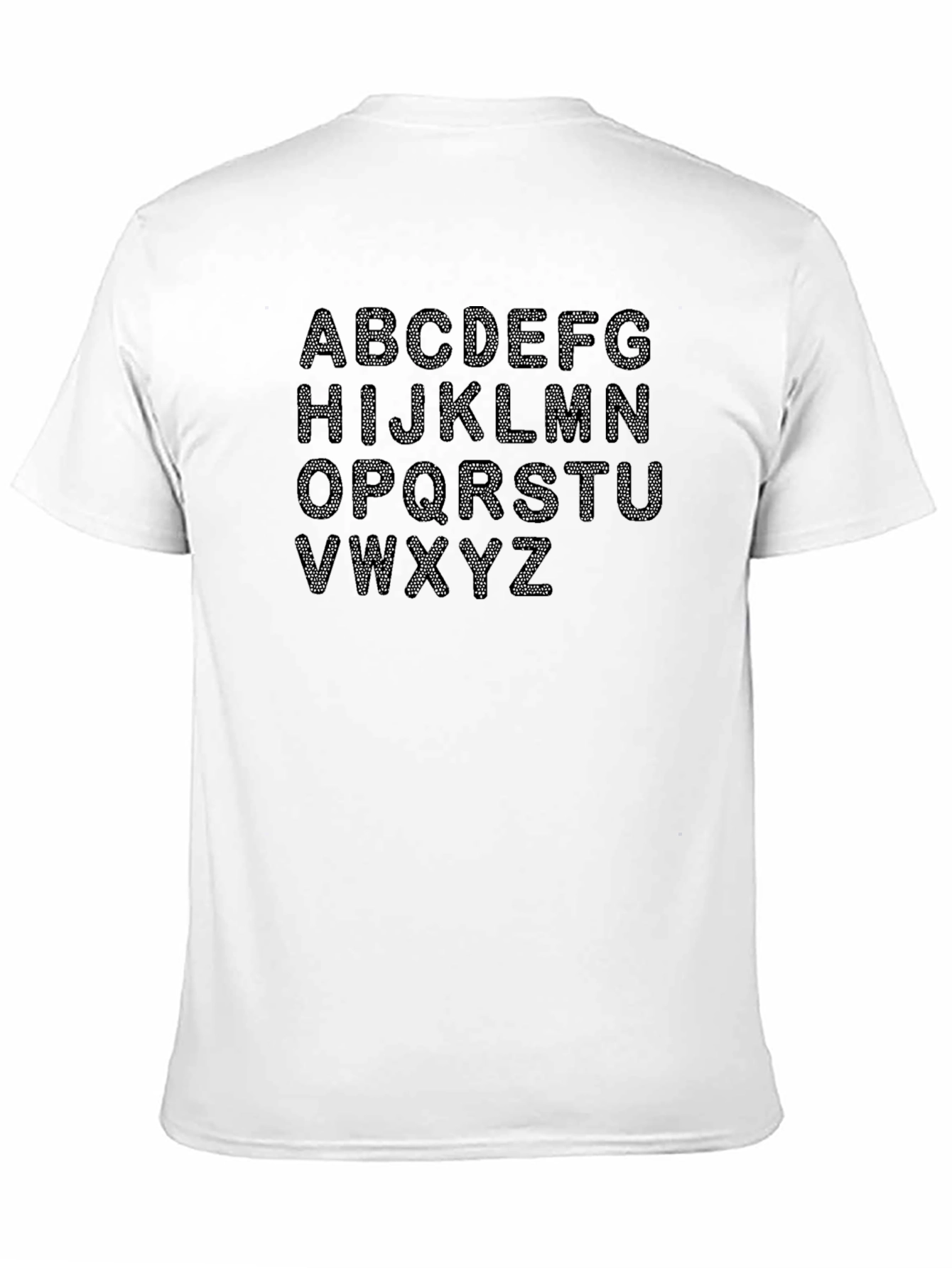 Alphabet Rhinestone T-Shirt