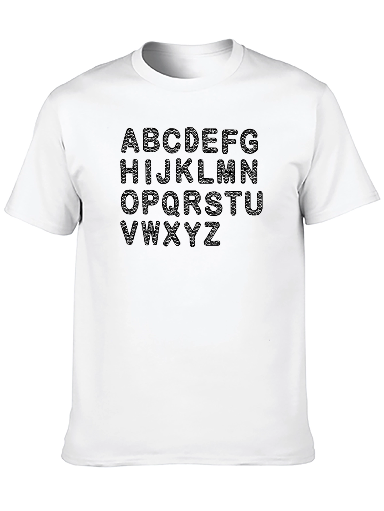 Alphabet Rhinestone T-Shirt