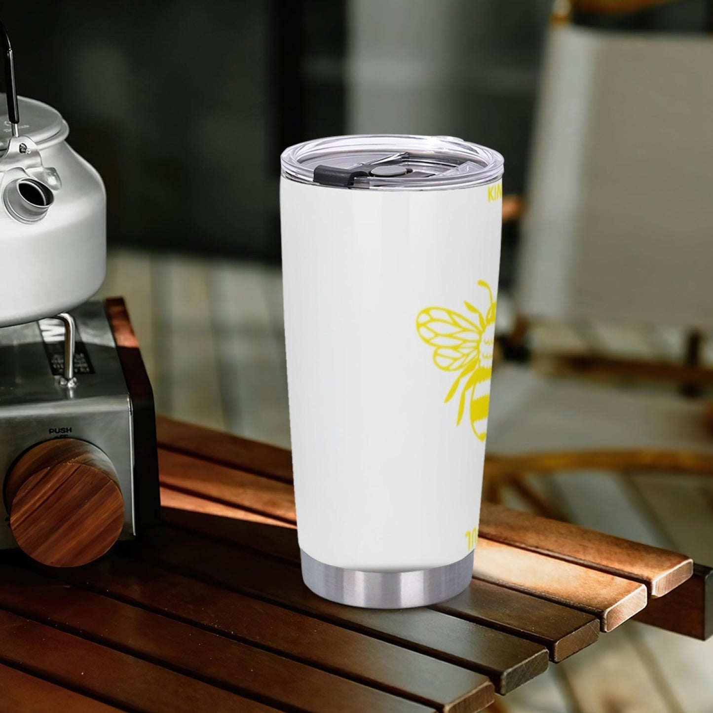 Durable Insulated Graphic Tumbler - Stainless Steel Reusable Drink Cup