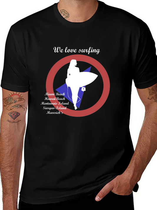 Surfing Destinations T-Shirt - Beach Lover Tee