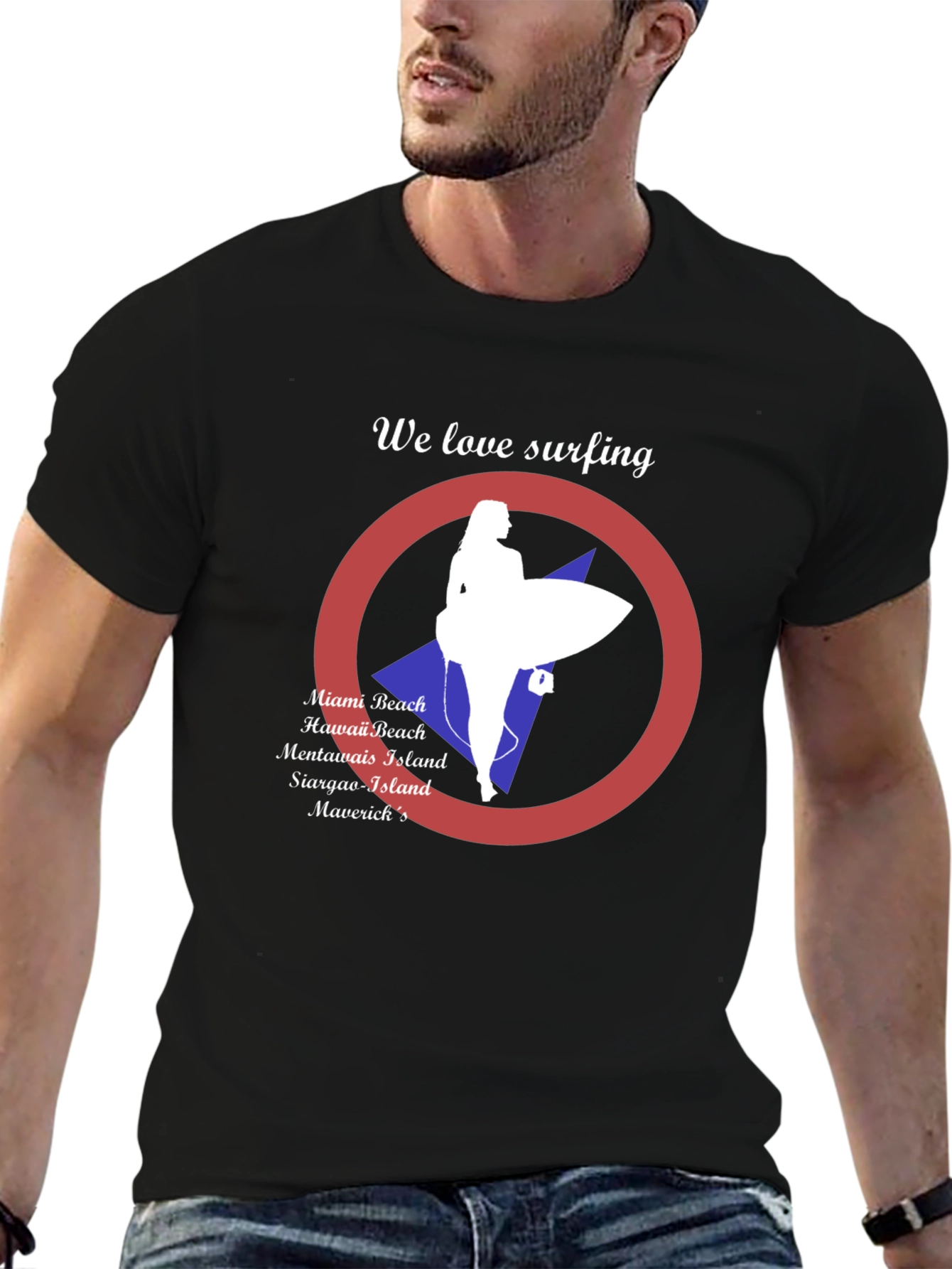 Surfing Destinations T-Shirt - Beach Lover Tee