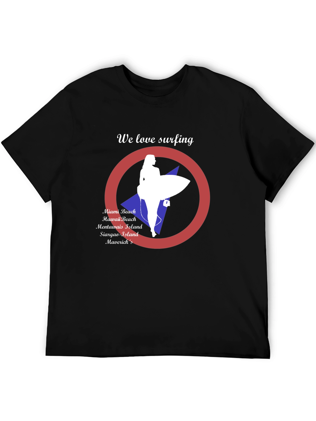 Surfing Destinations T-Shirt - Beach Lover Tee