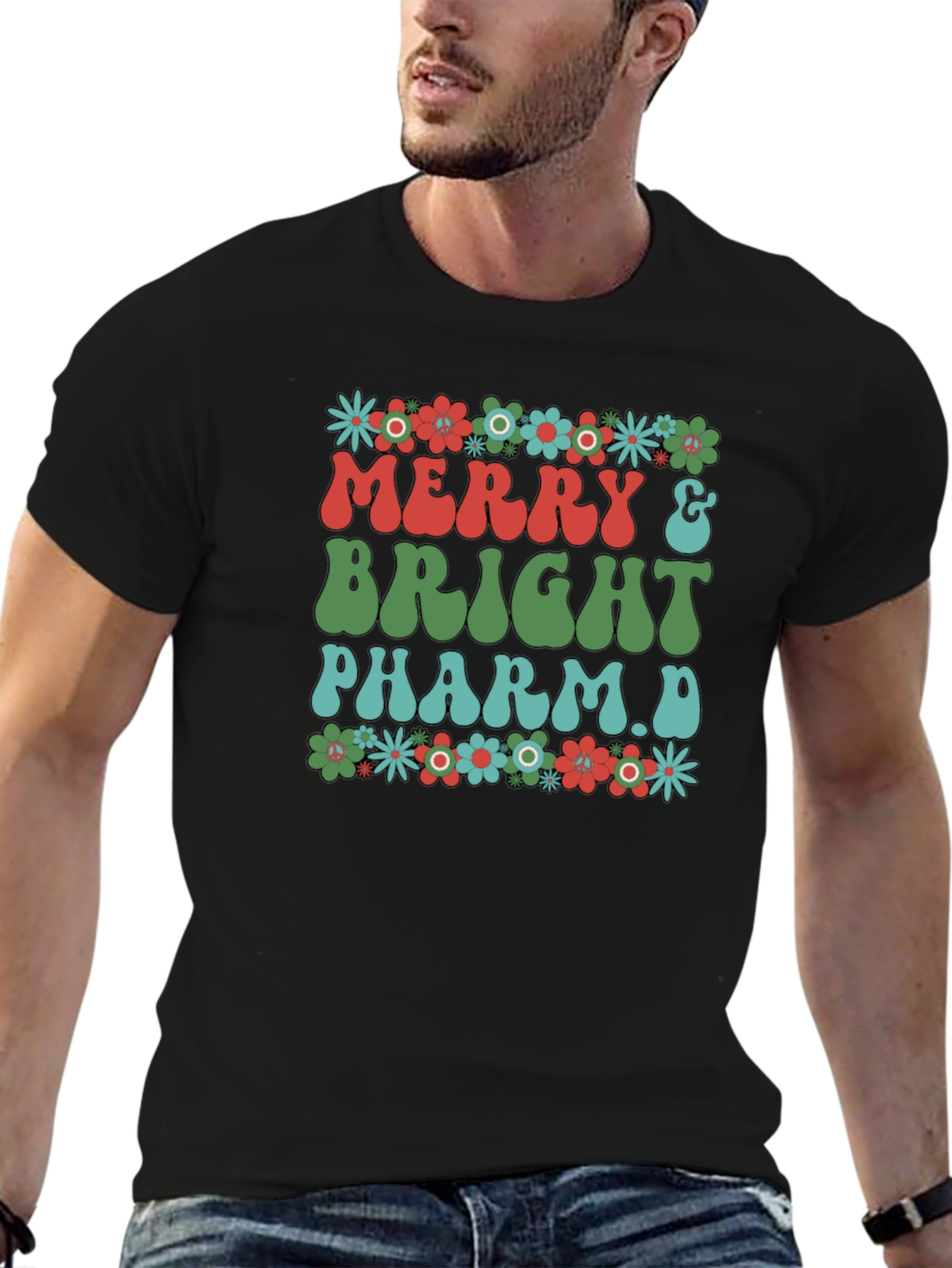 Merry & Bright PharmD Graphic Tee
