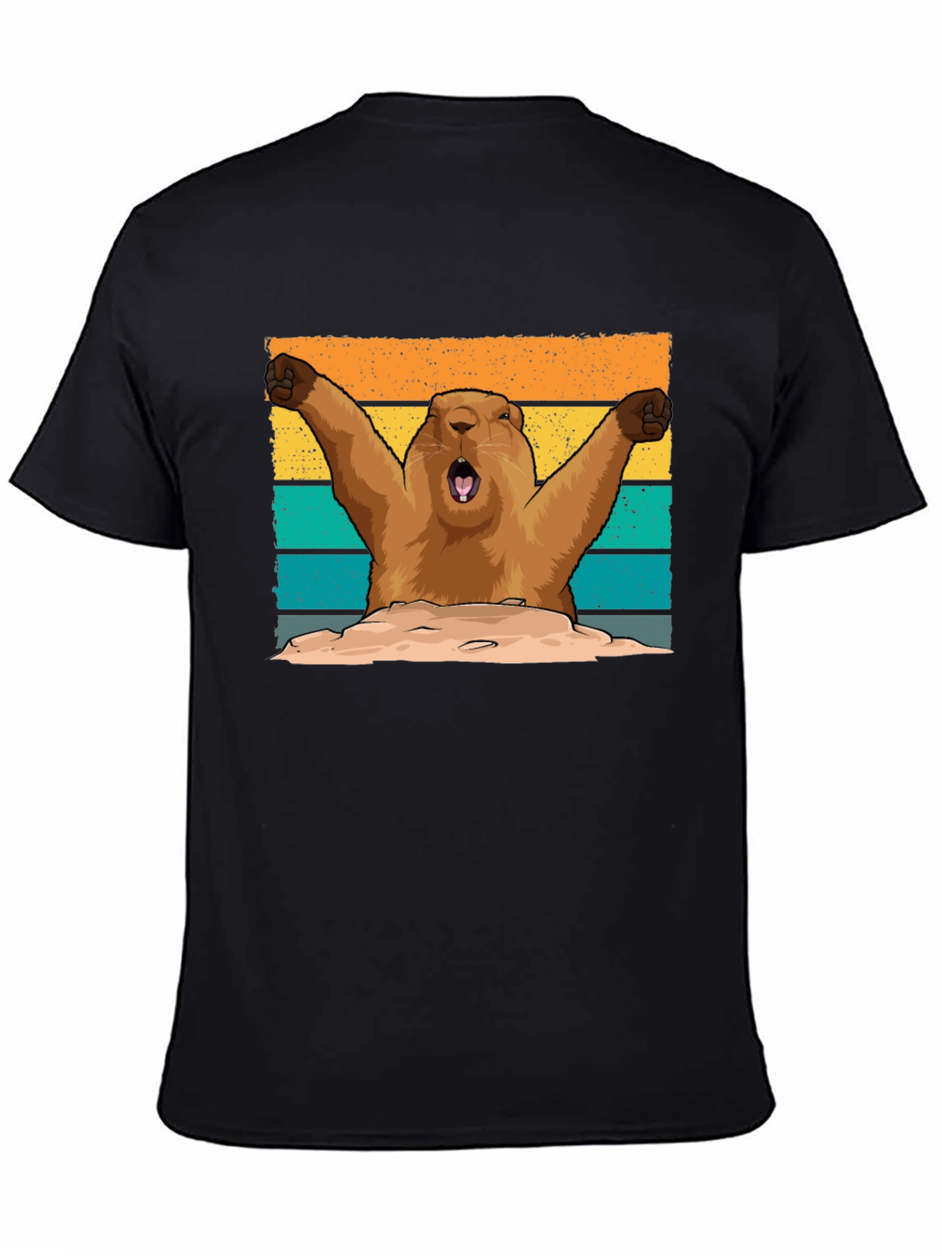 Groundhog Day T-Shirt: Retro Woodchuck Design