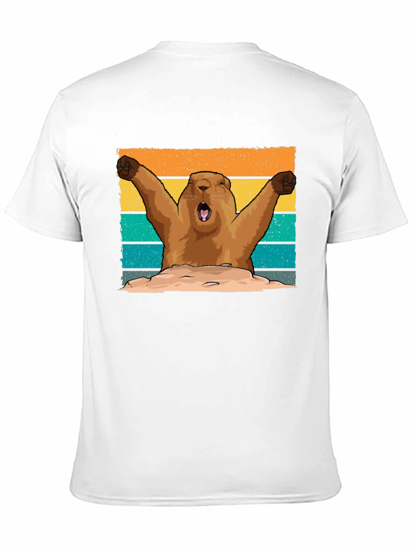 Groundhog Day T-Shirt: Retro Woodchuck Design