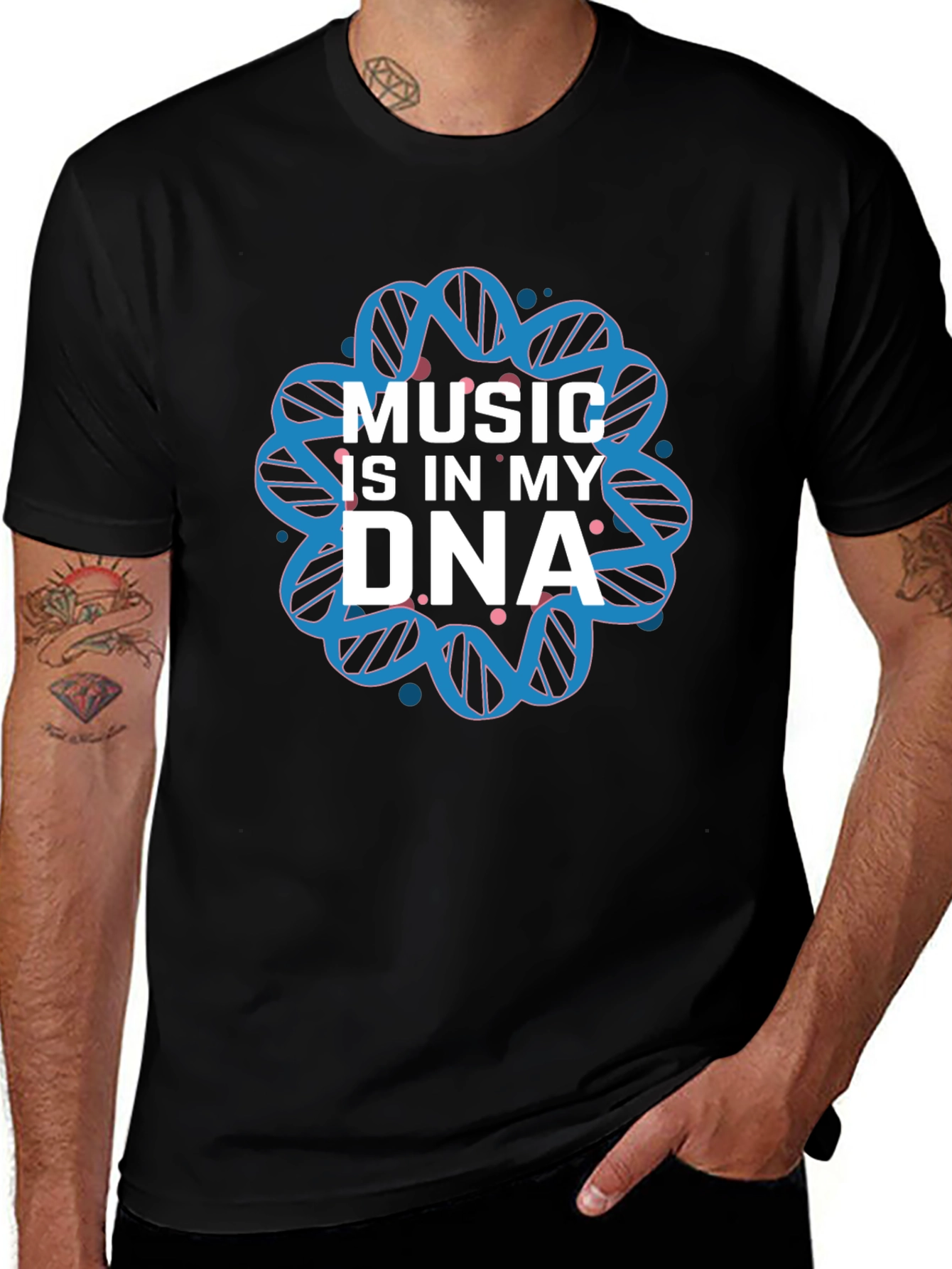 Music is in My DNA Graphic T-Shirt