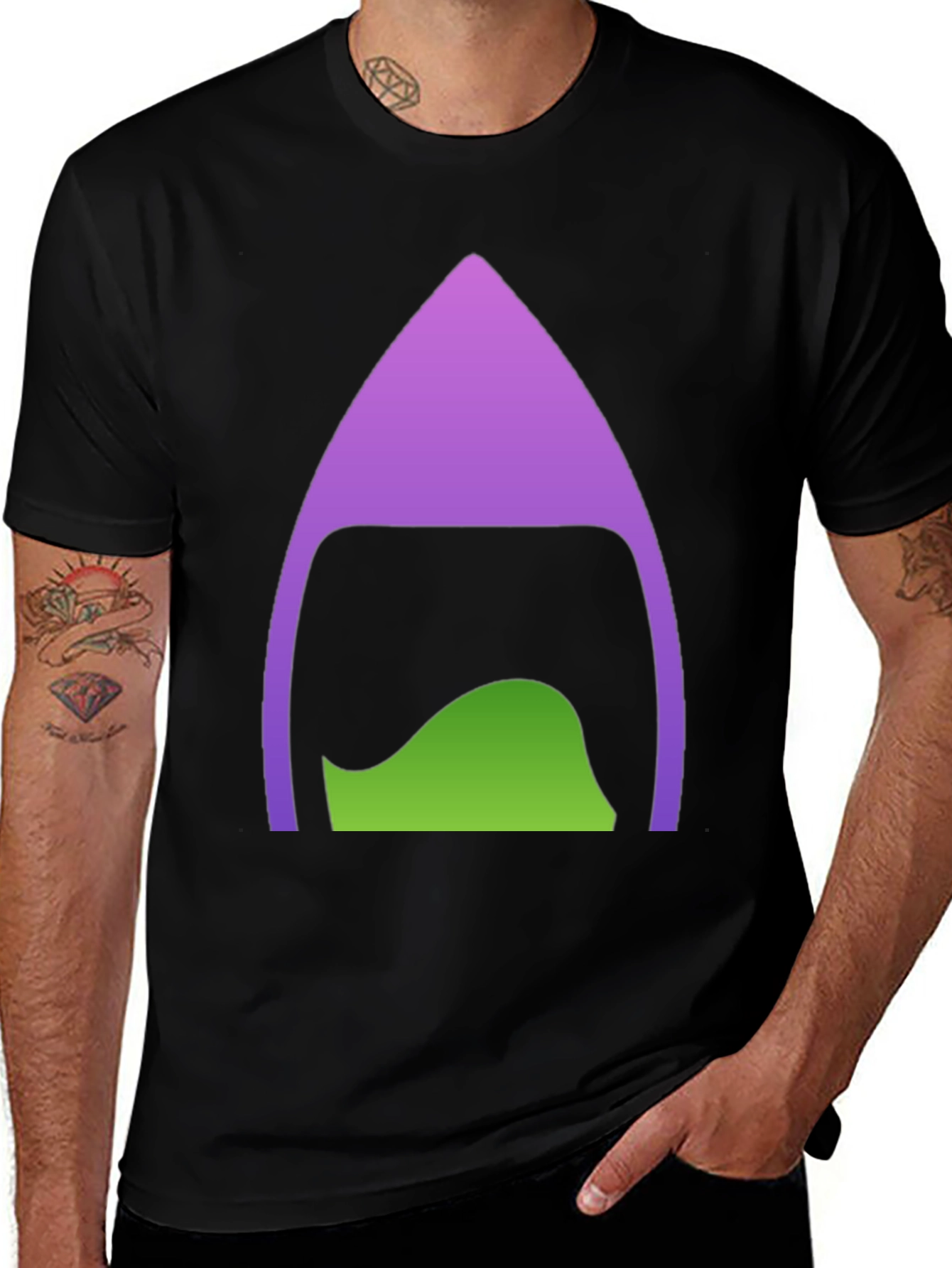 Abstract Graphic Print T-Shirt