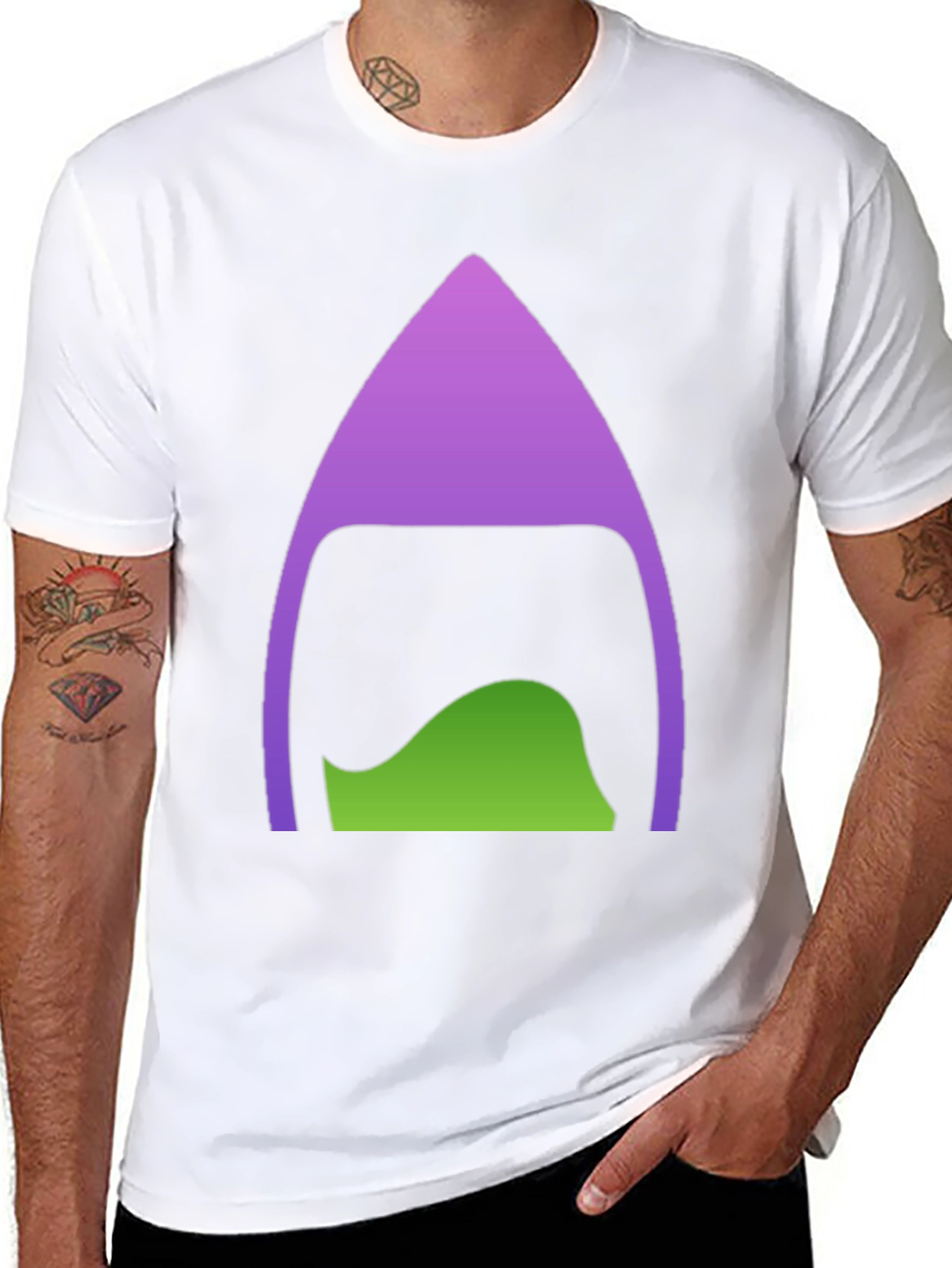 Abstract Graphic Print T-Shirt