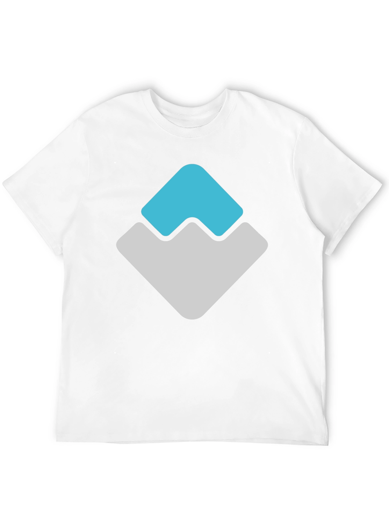 Modern Logo Graphic Print Black T-Shirt