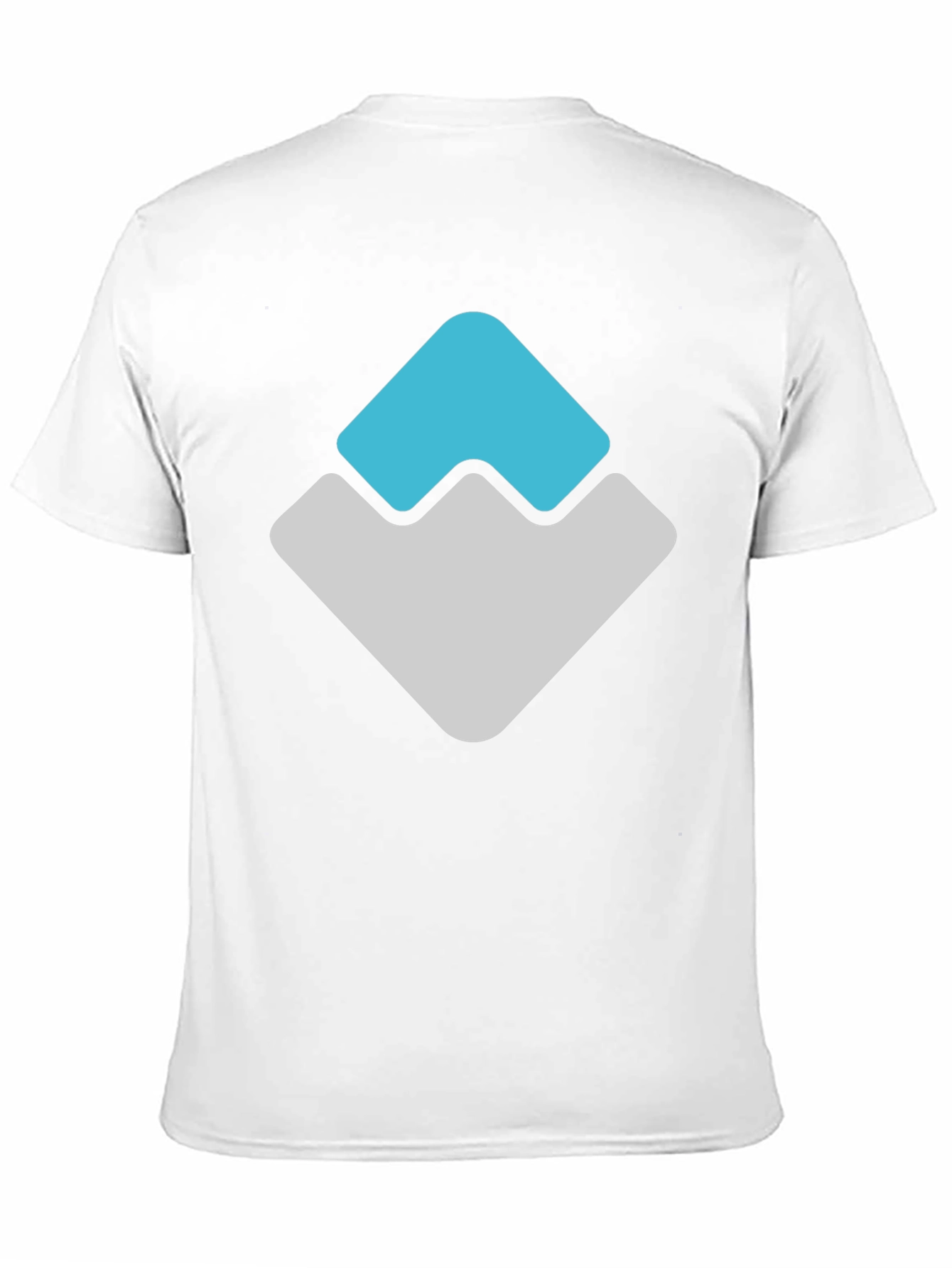 Modern Logo Graphic Print Black T-Shirt