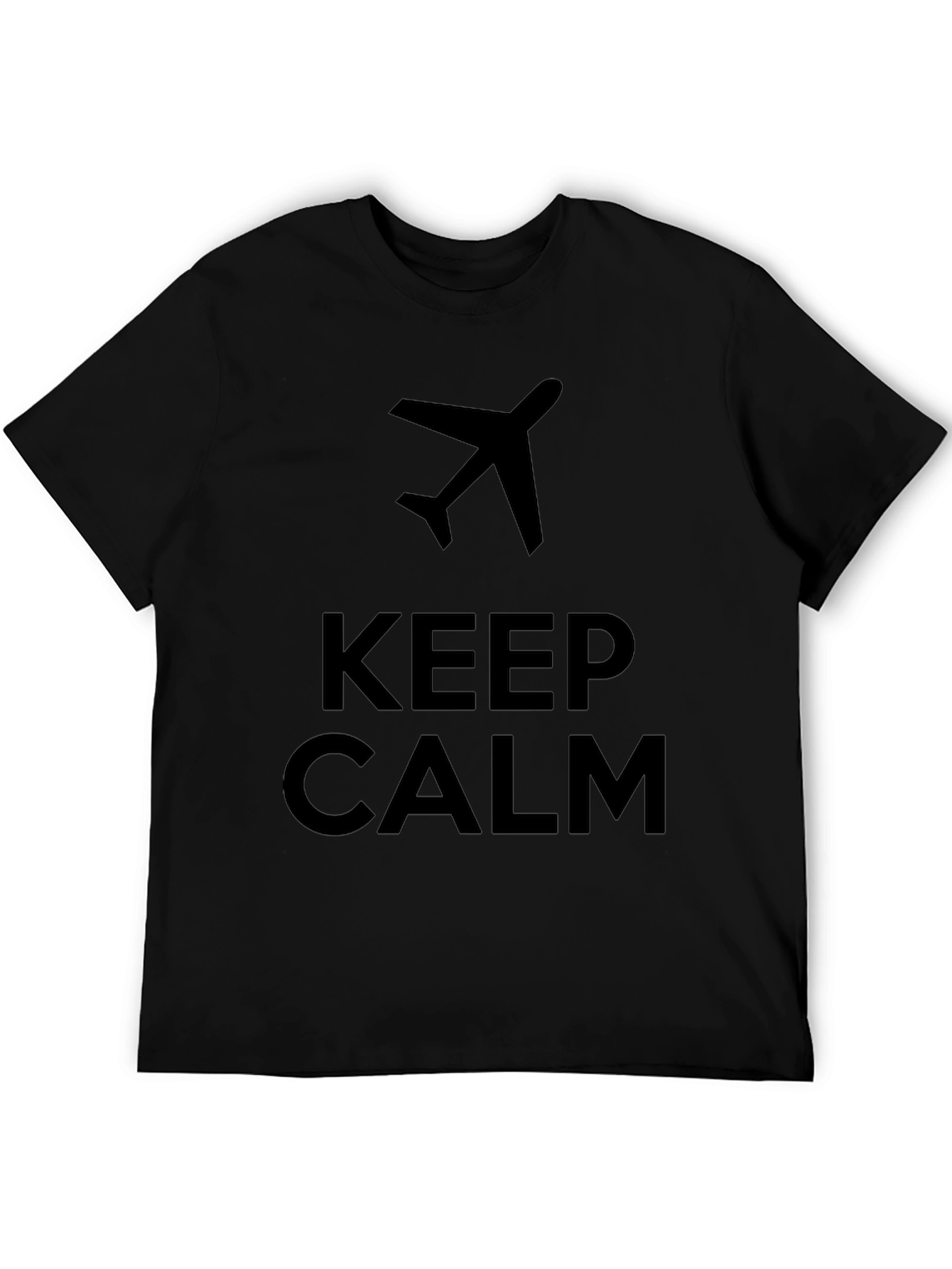 Keep Calm Airplane T-Shirt - Travel Ready Style