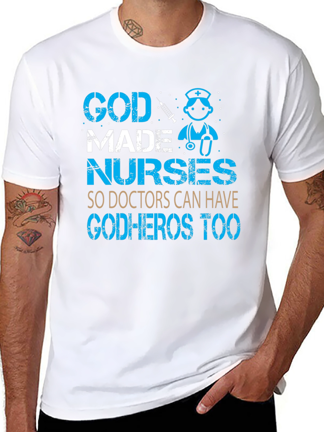 God Made Nurses T-Shirt