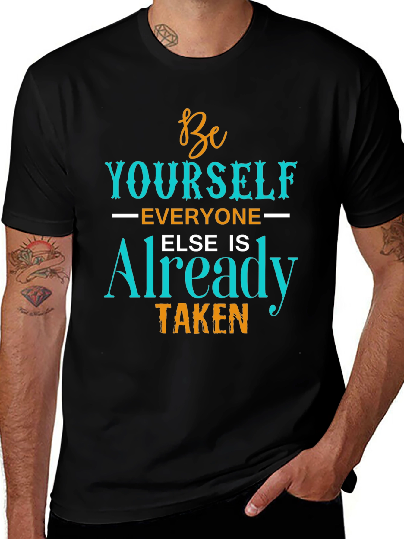 Be Yourself T-Shirt - Inspirational Graphic Tee