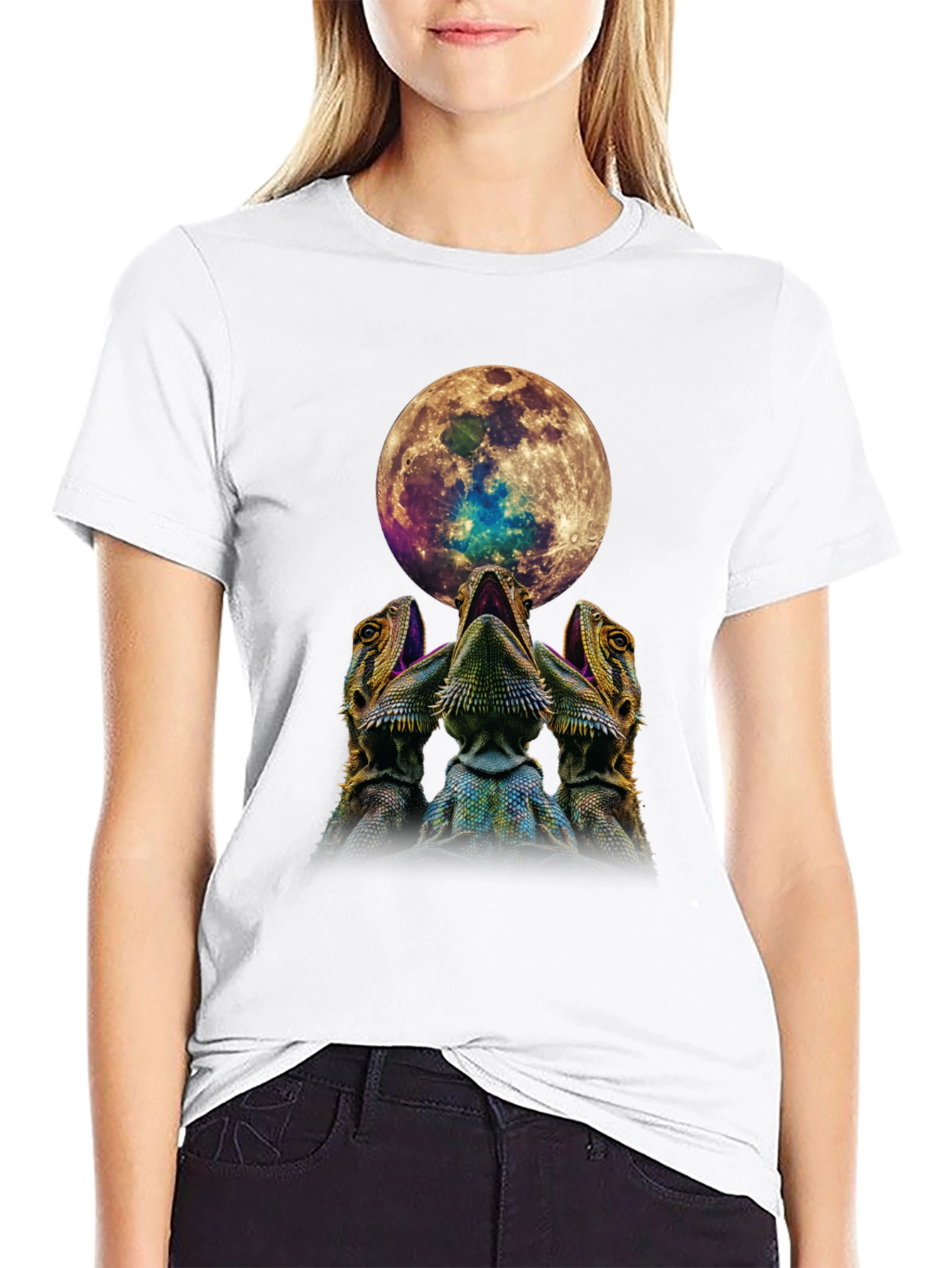 Lizard Moon Graphic Tee
