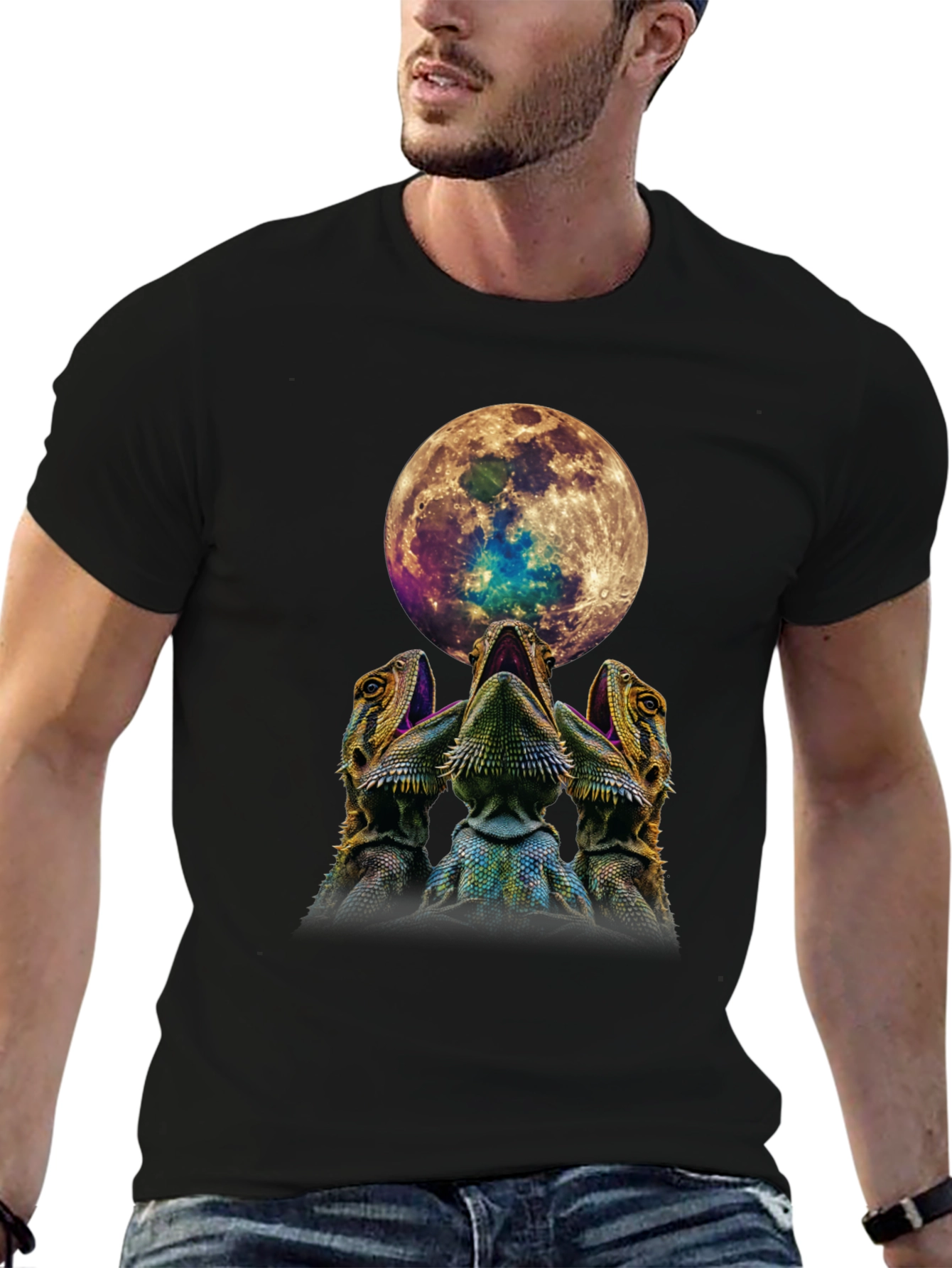 Lizard Moon Graphic Tee