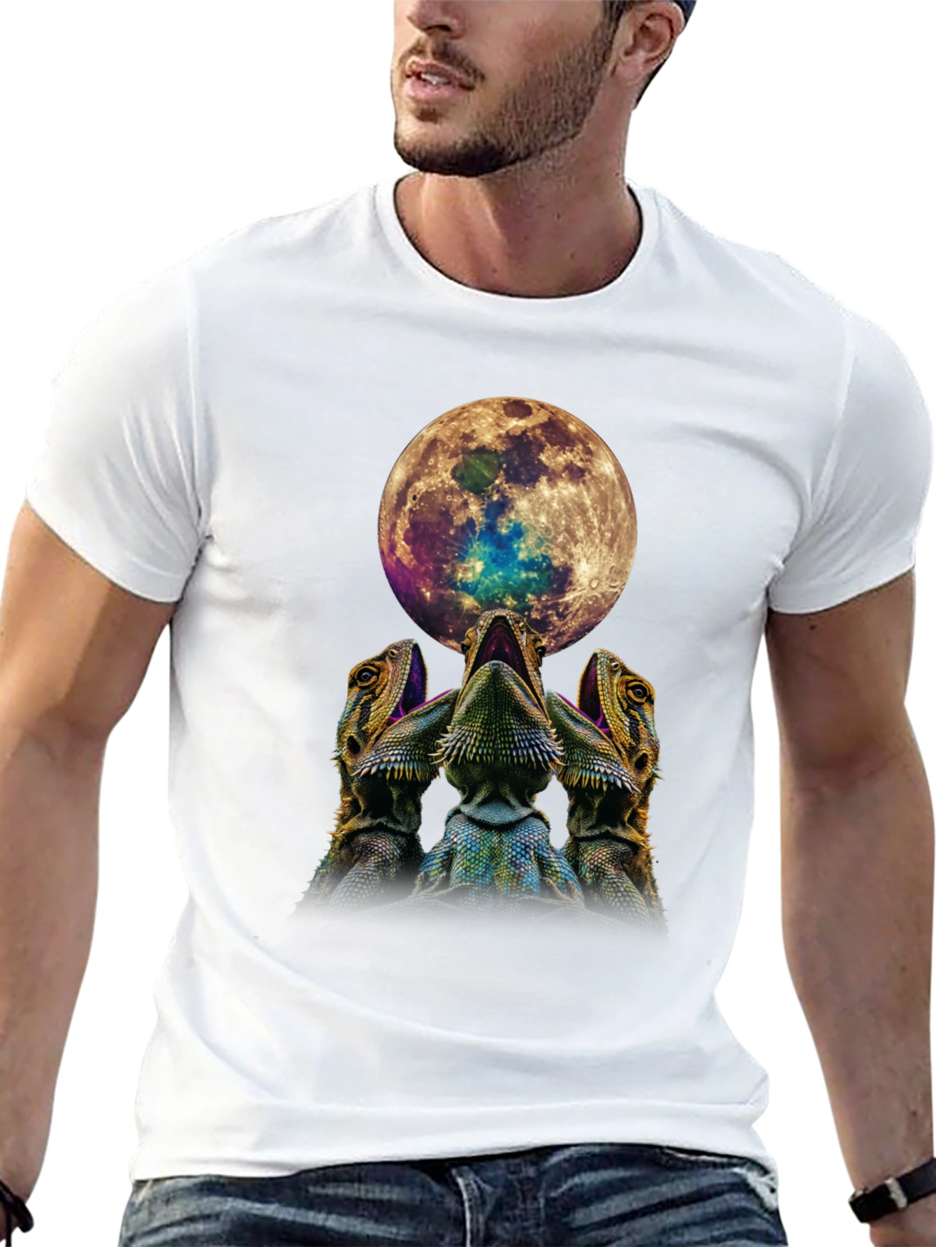 Lizard Moon Graphic Tee