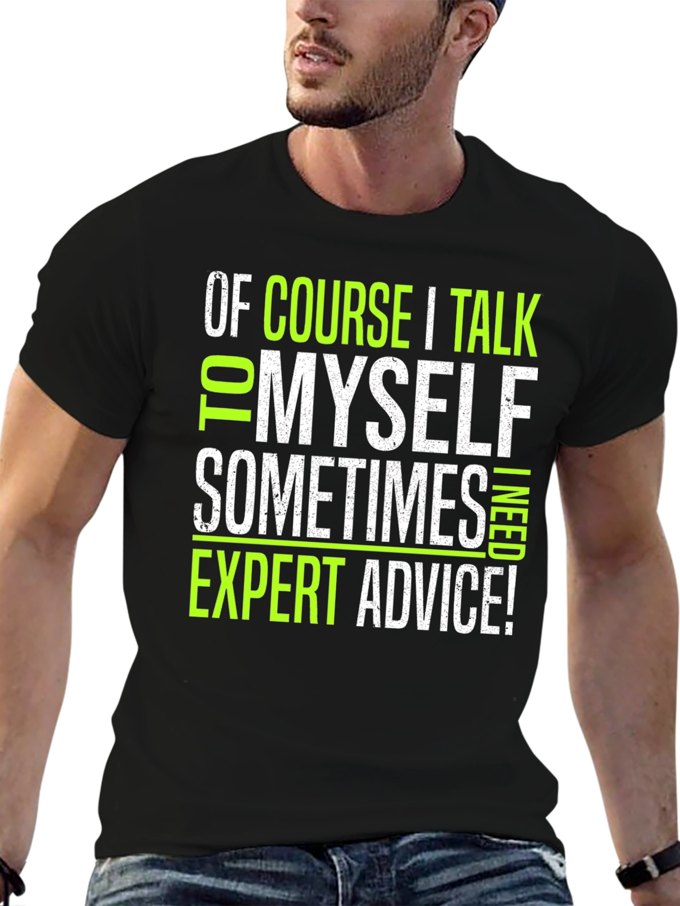 Expert Advice Graphic Tee - Funny Sarcastic Mens T-Shirt