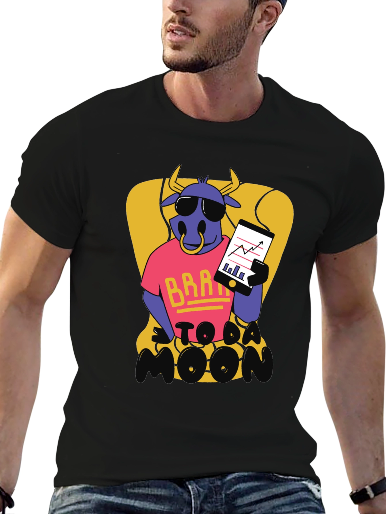 Bull Market T-Shirt - Brain Today Moon