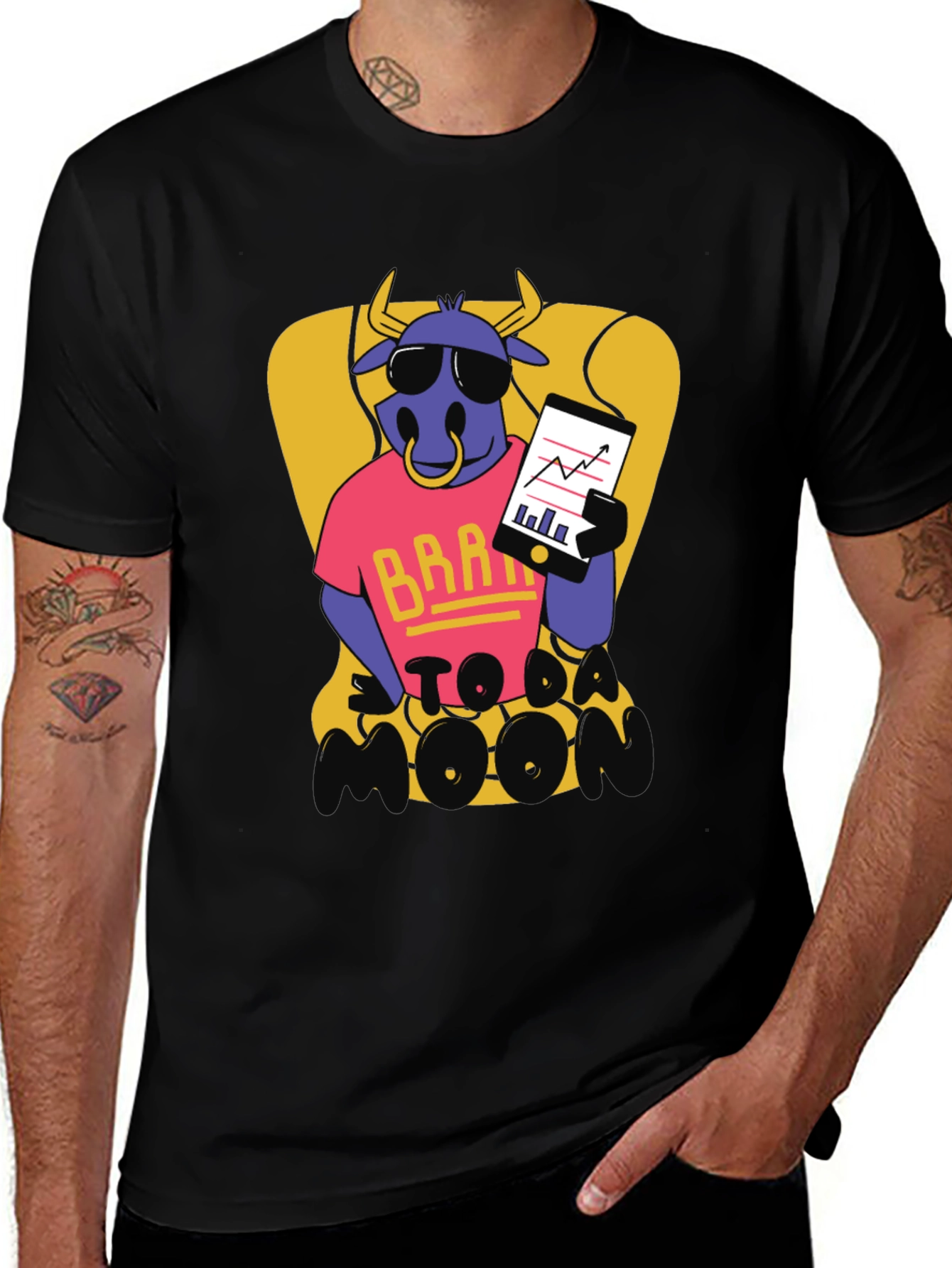 Bull Market T-Shirt - Brain Today Moon