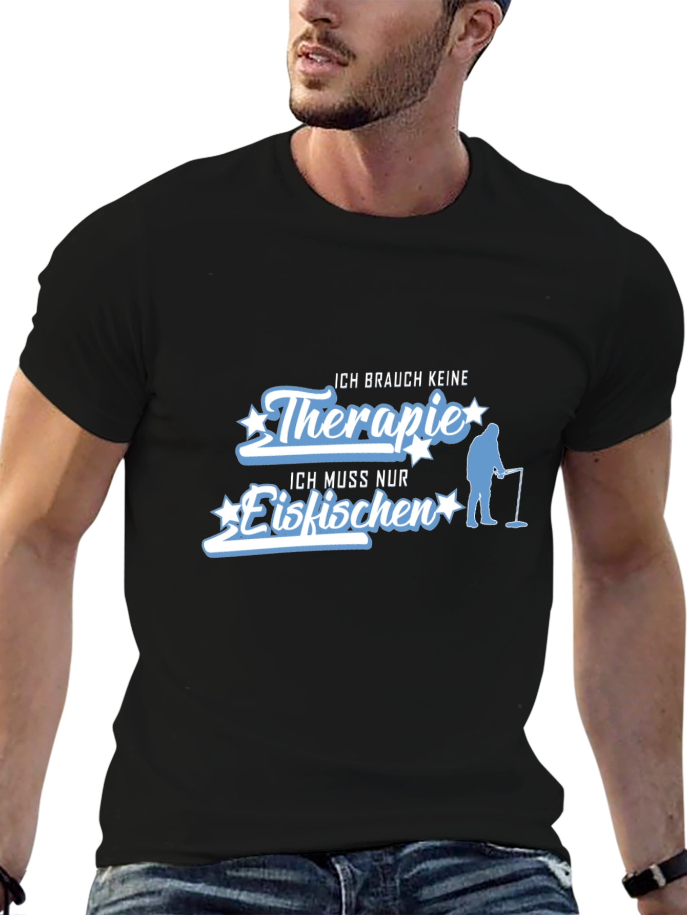 Ice Fishing Therapy T-Shirt