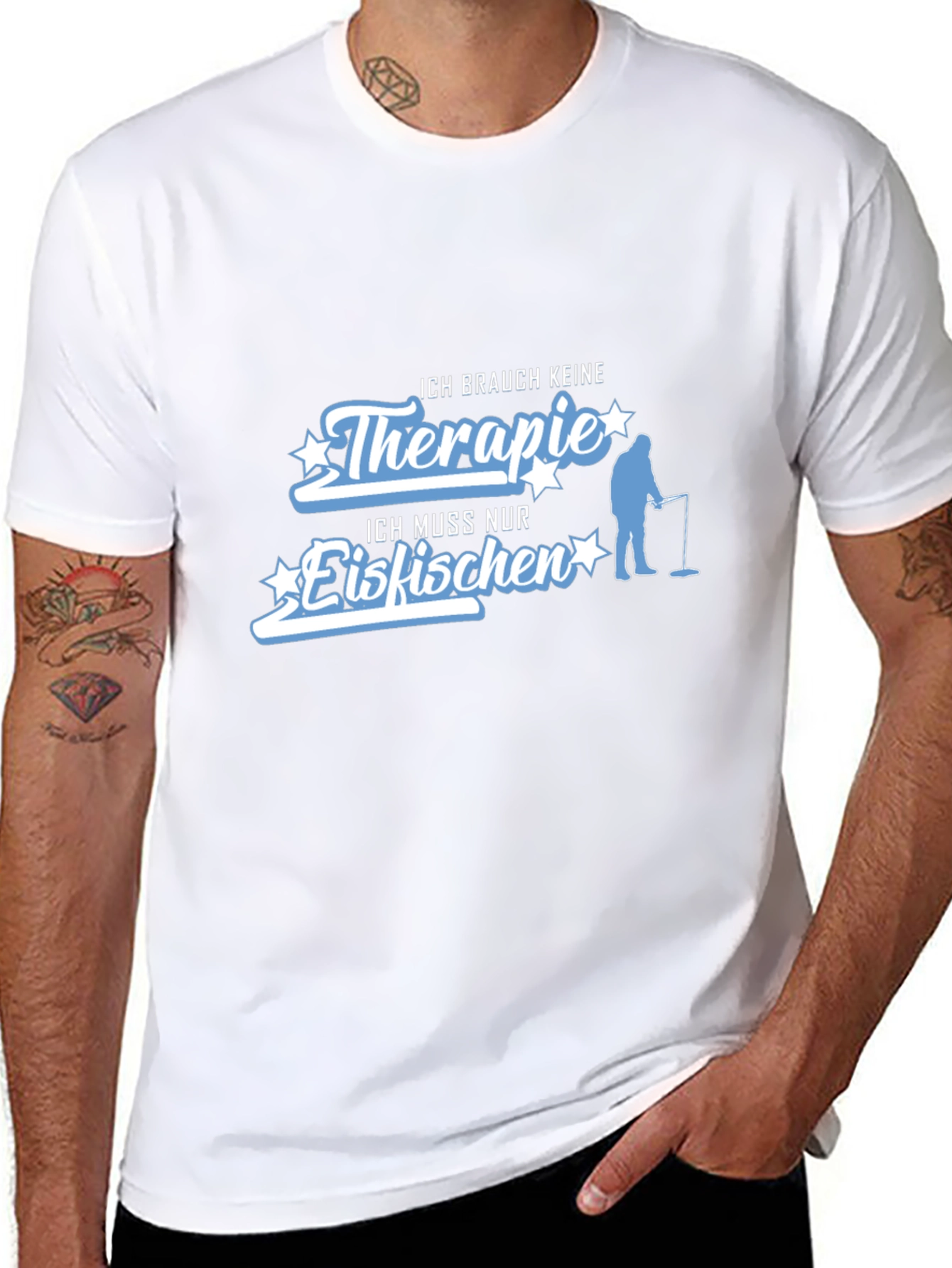 Ice Fishing Therapy T-Shirt