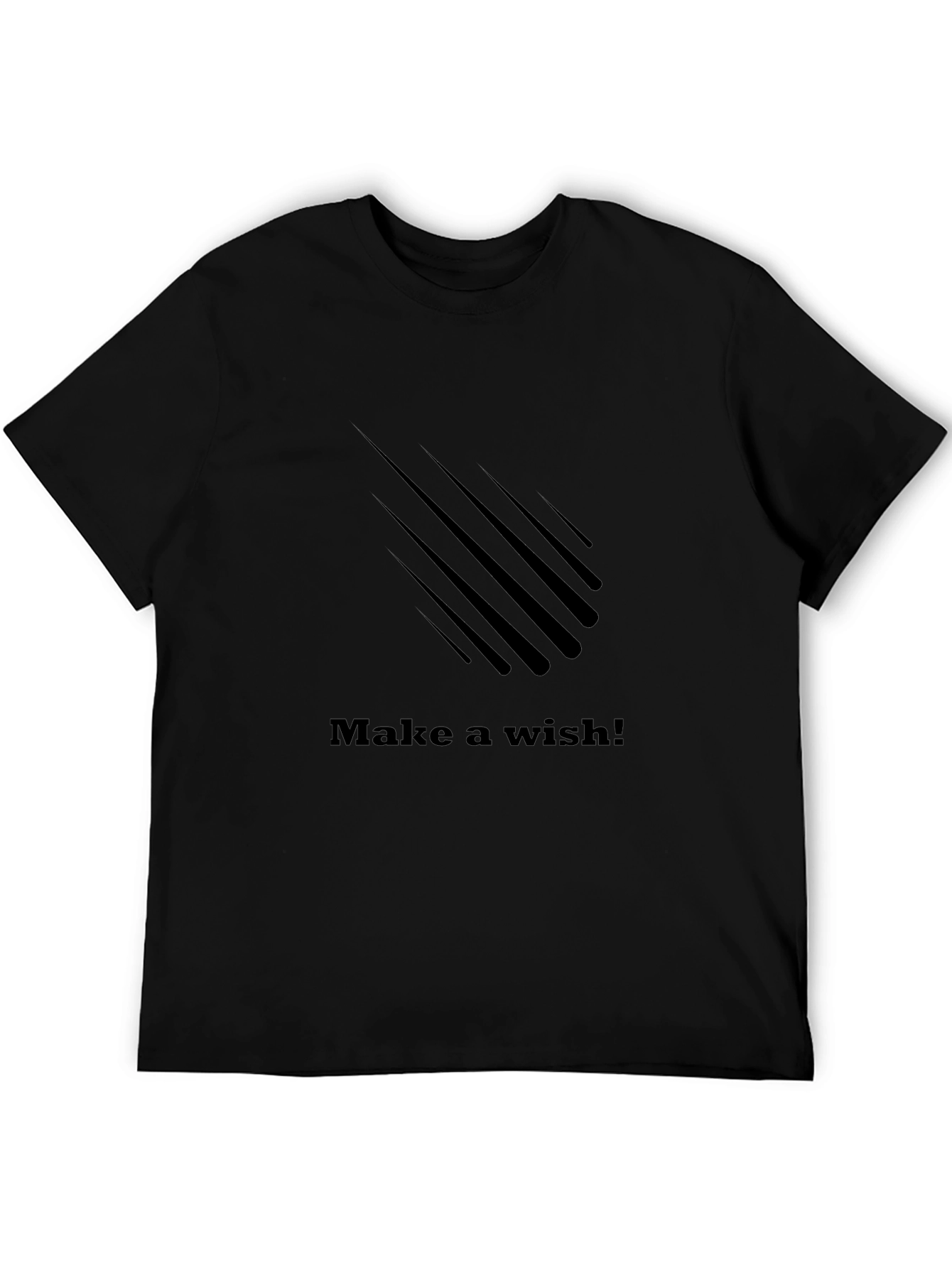 Make a Wish Black Graphic Tee