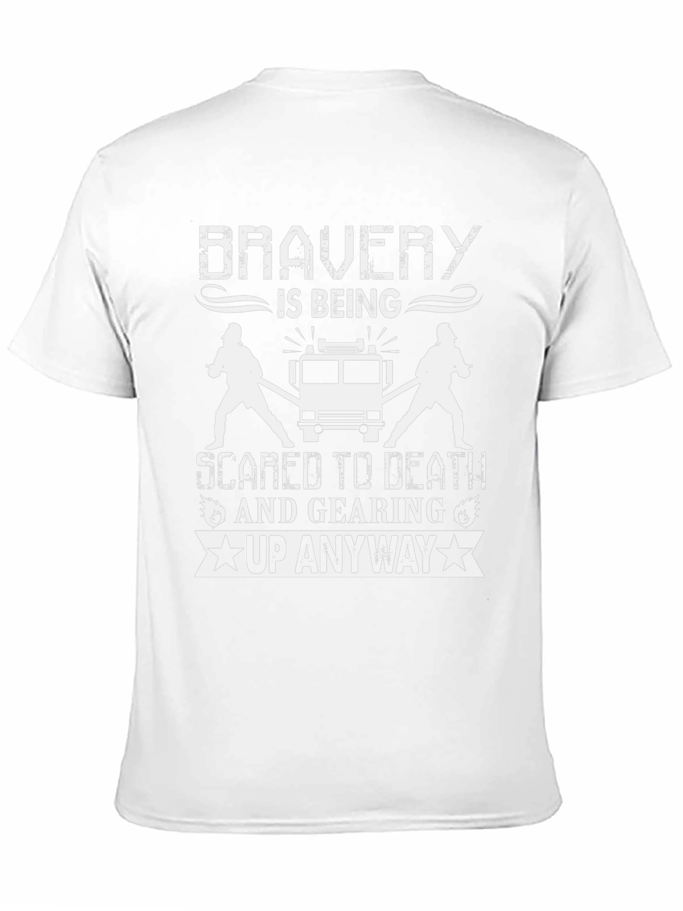 Bravery Firefighter Graphic Tee