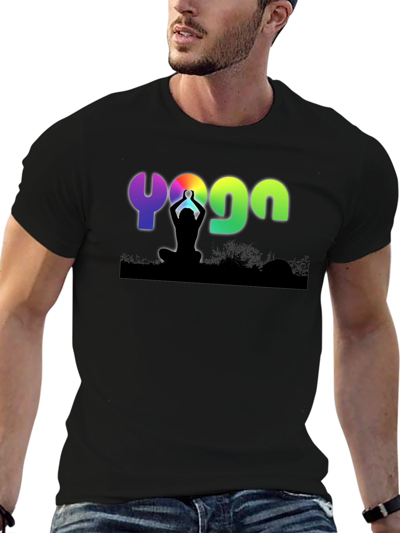 Yoga T-Shirt - Meditative Design