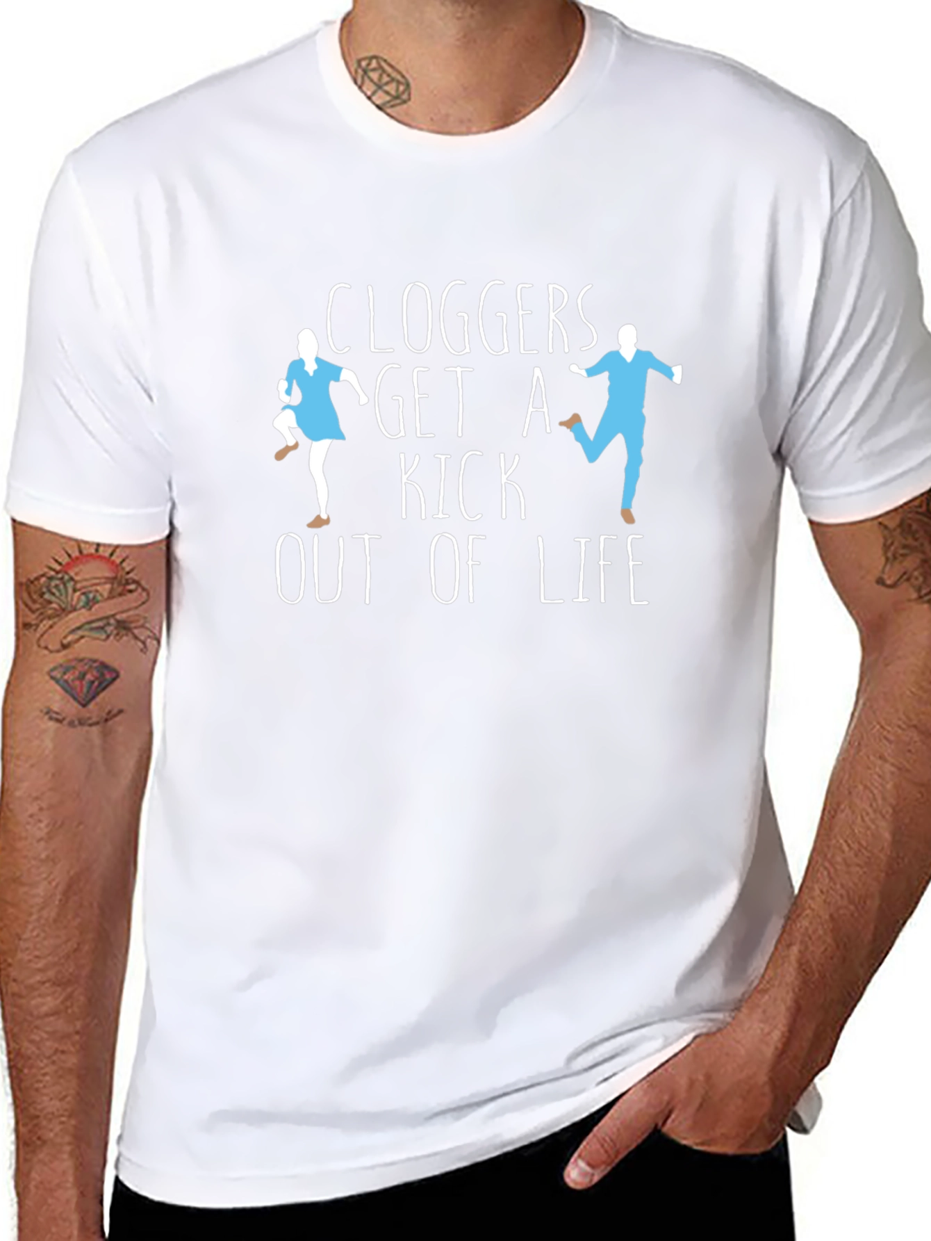 Cloggers Get a Kick Out of Life Graphic Tee