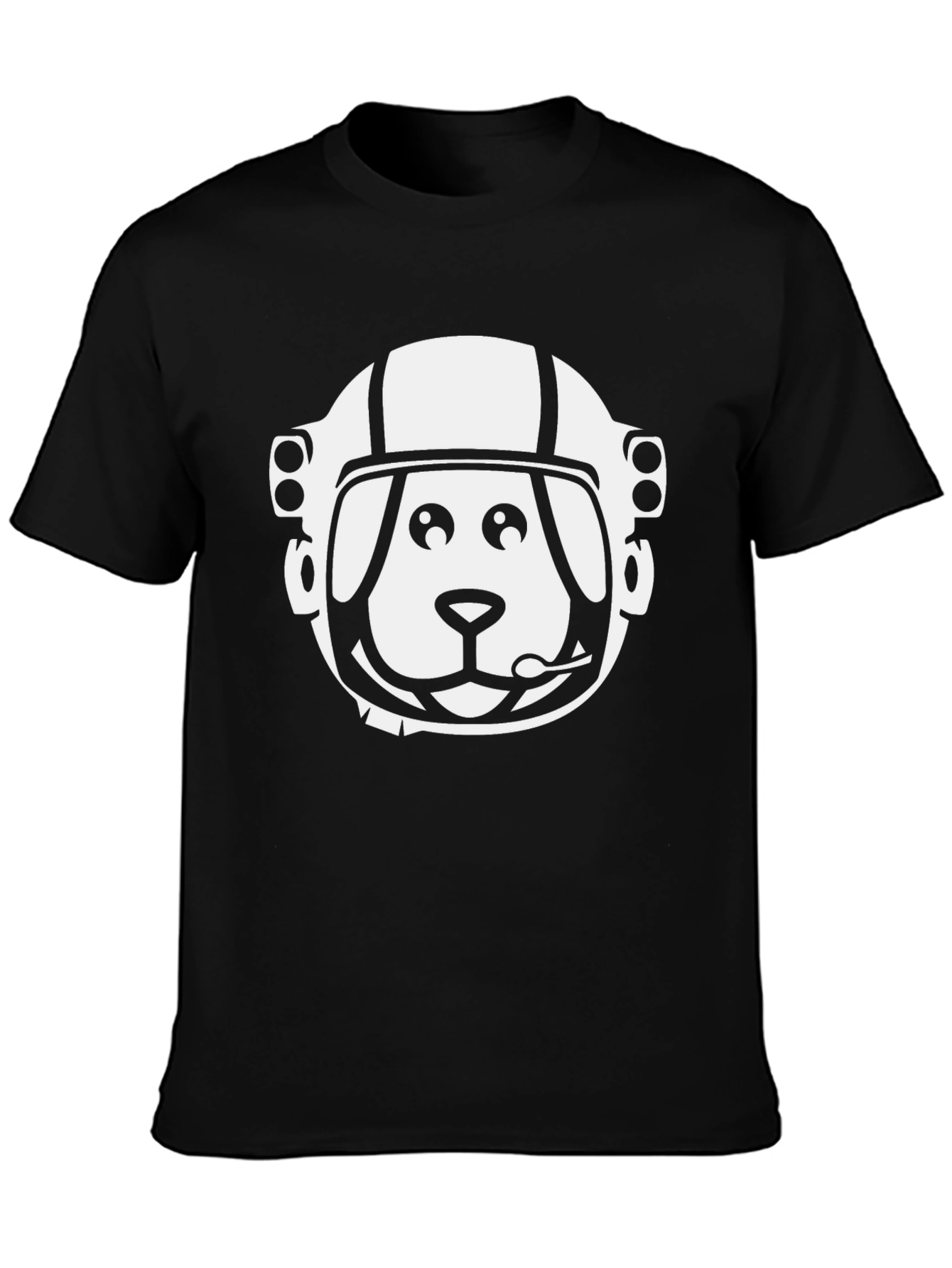 Dog Pilot Black T-Shirt
