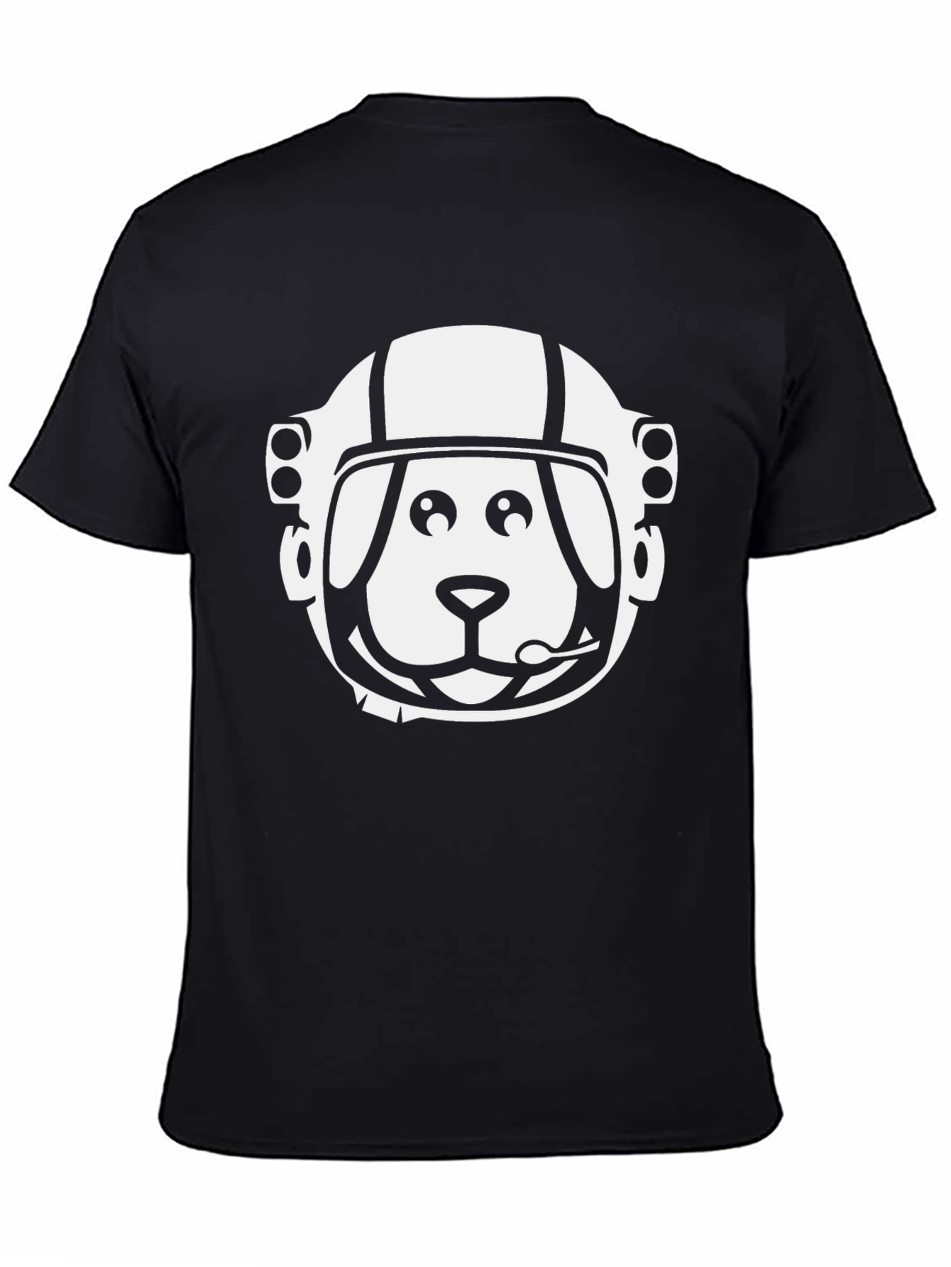 Dog Pilot Black T-Shirt