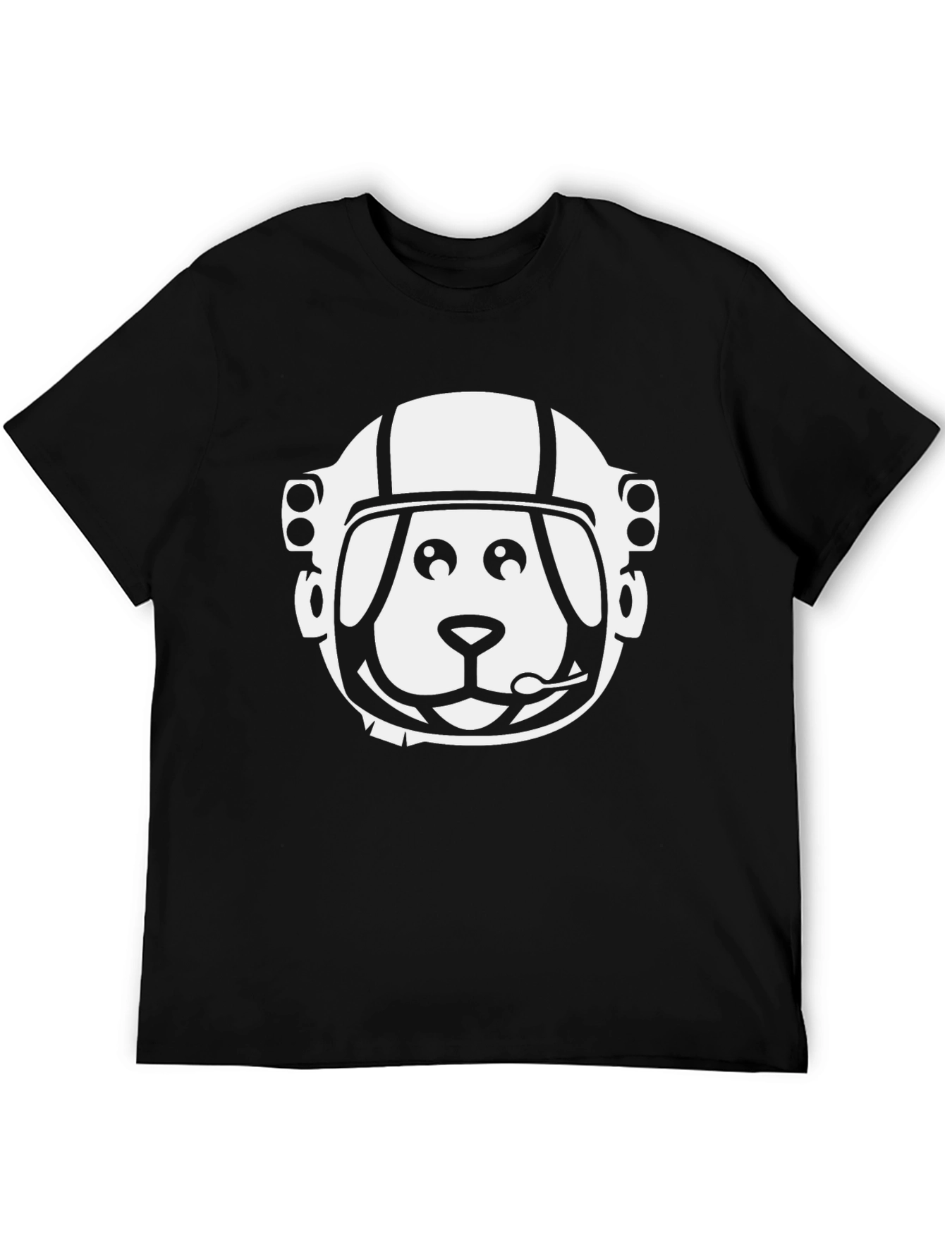Dog Pilot Black T-Shirt