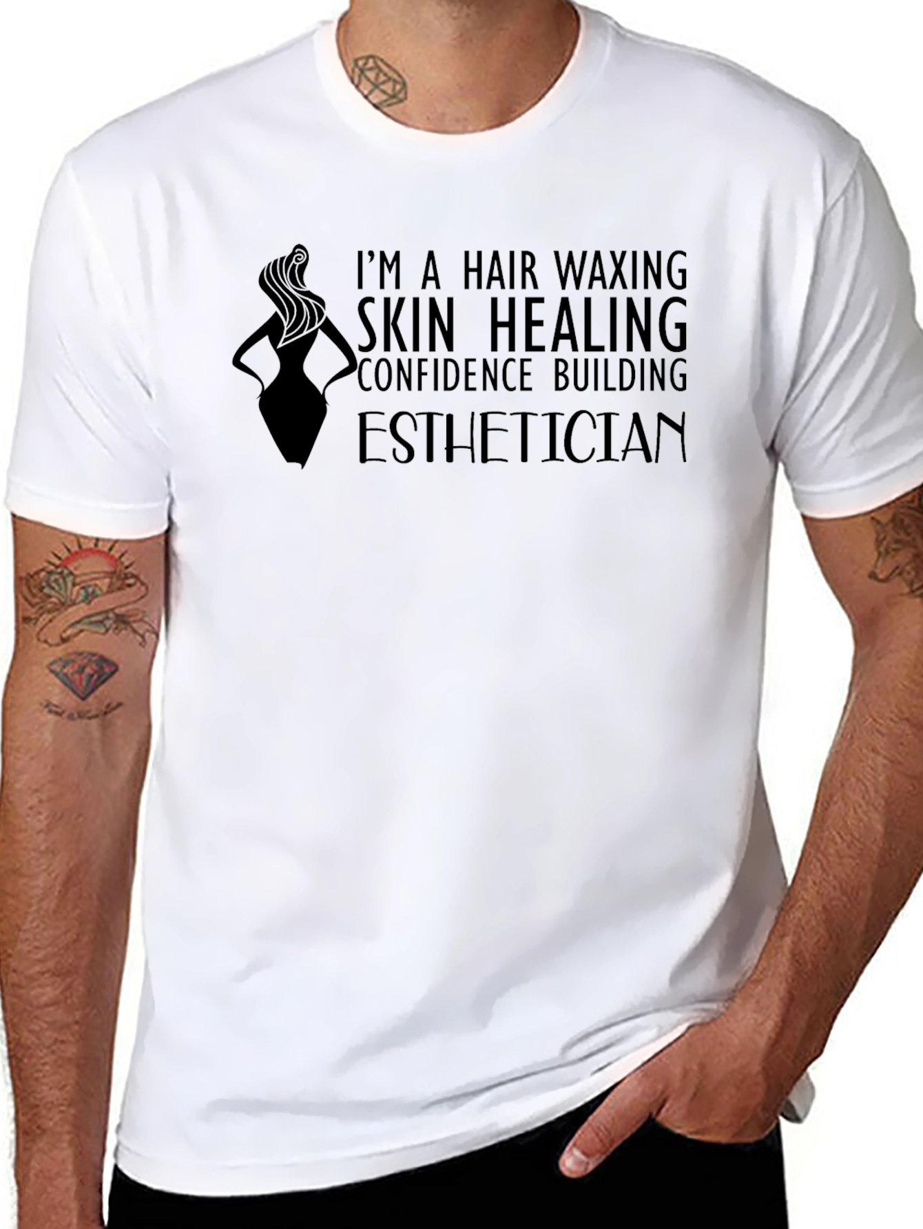 Esthetician T-Shirt - Hair Waxing Skin Healing