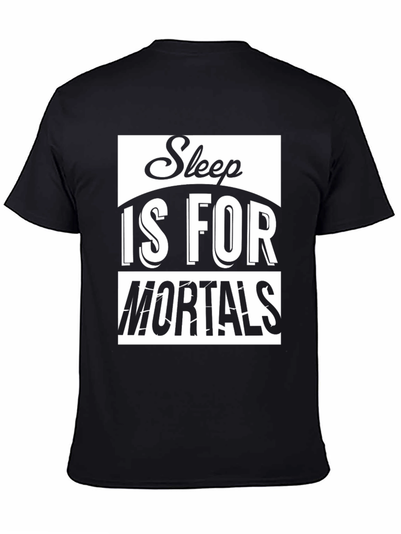Sleep Is For Mortals Graphic Print Tee