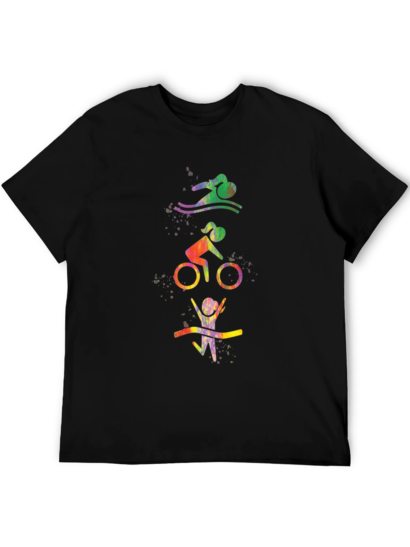 Triathlon Black T-Shirt