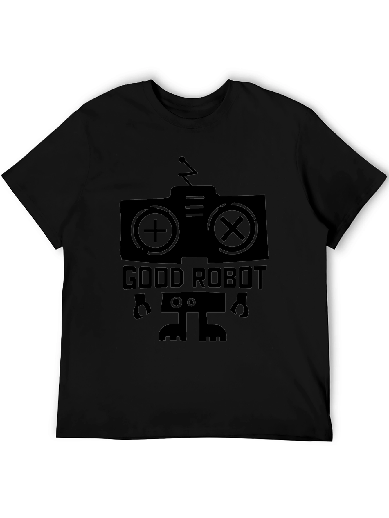 Good Robot Black Graphic Tee