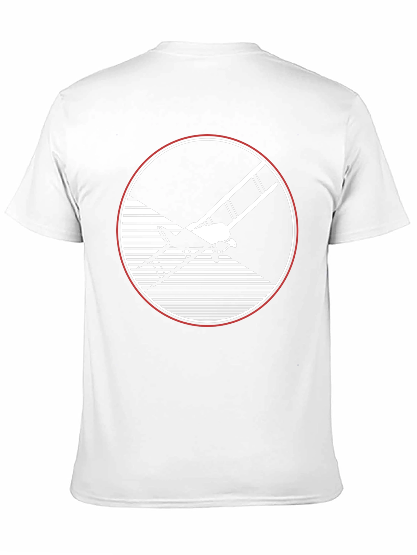 Retro Biplane Graphic Tee - Black Cotton T-Shirt