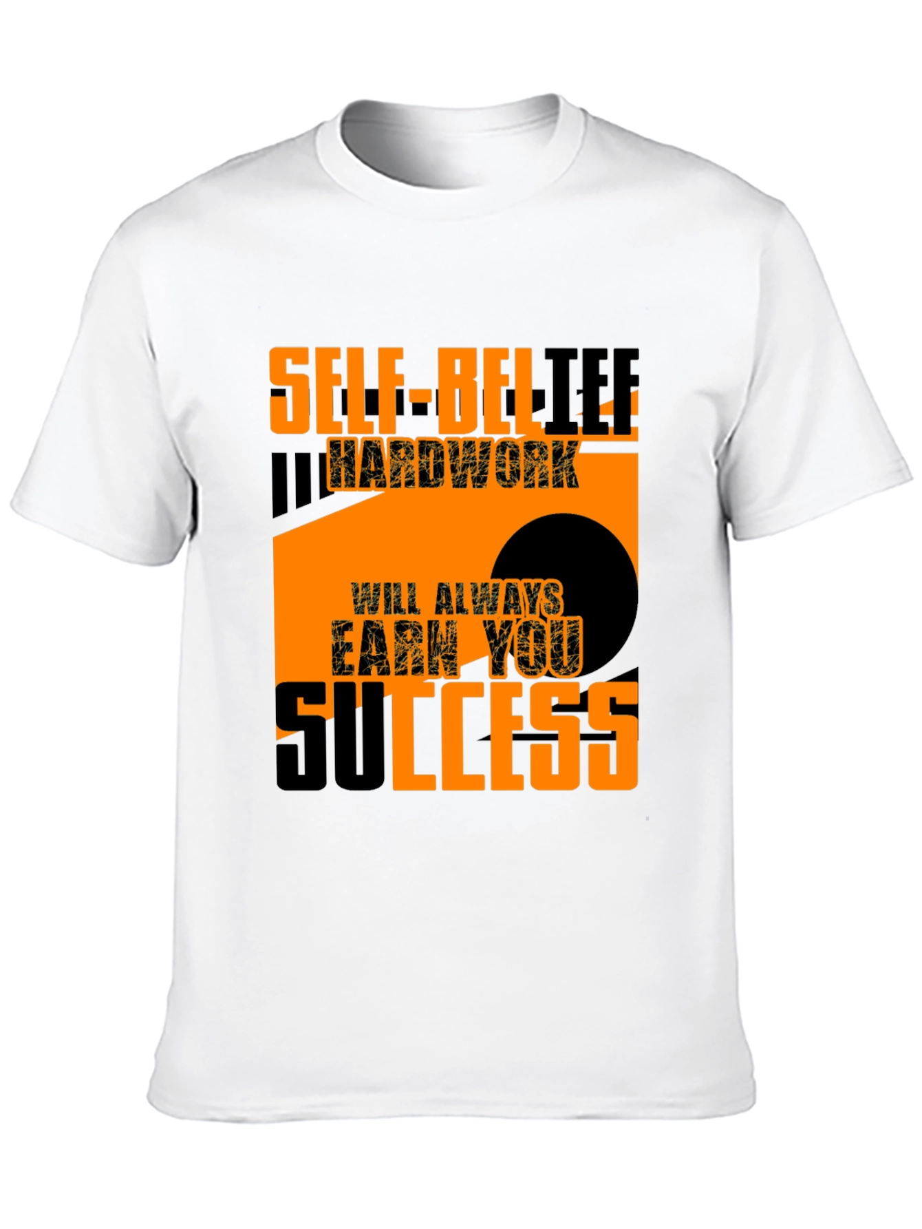 Motivational T-Shirt: Self-Belief & Hard Work