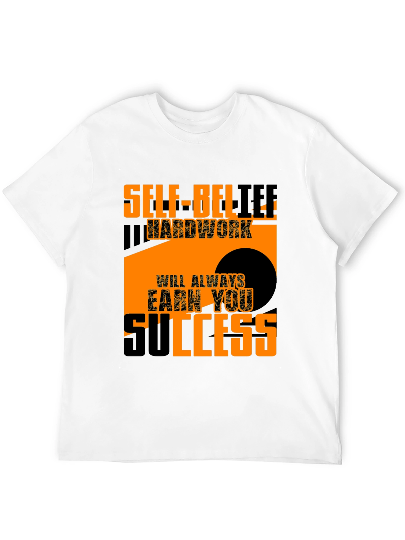 Motivational T-Shirt: Self-Belief & Hard Work