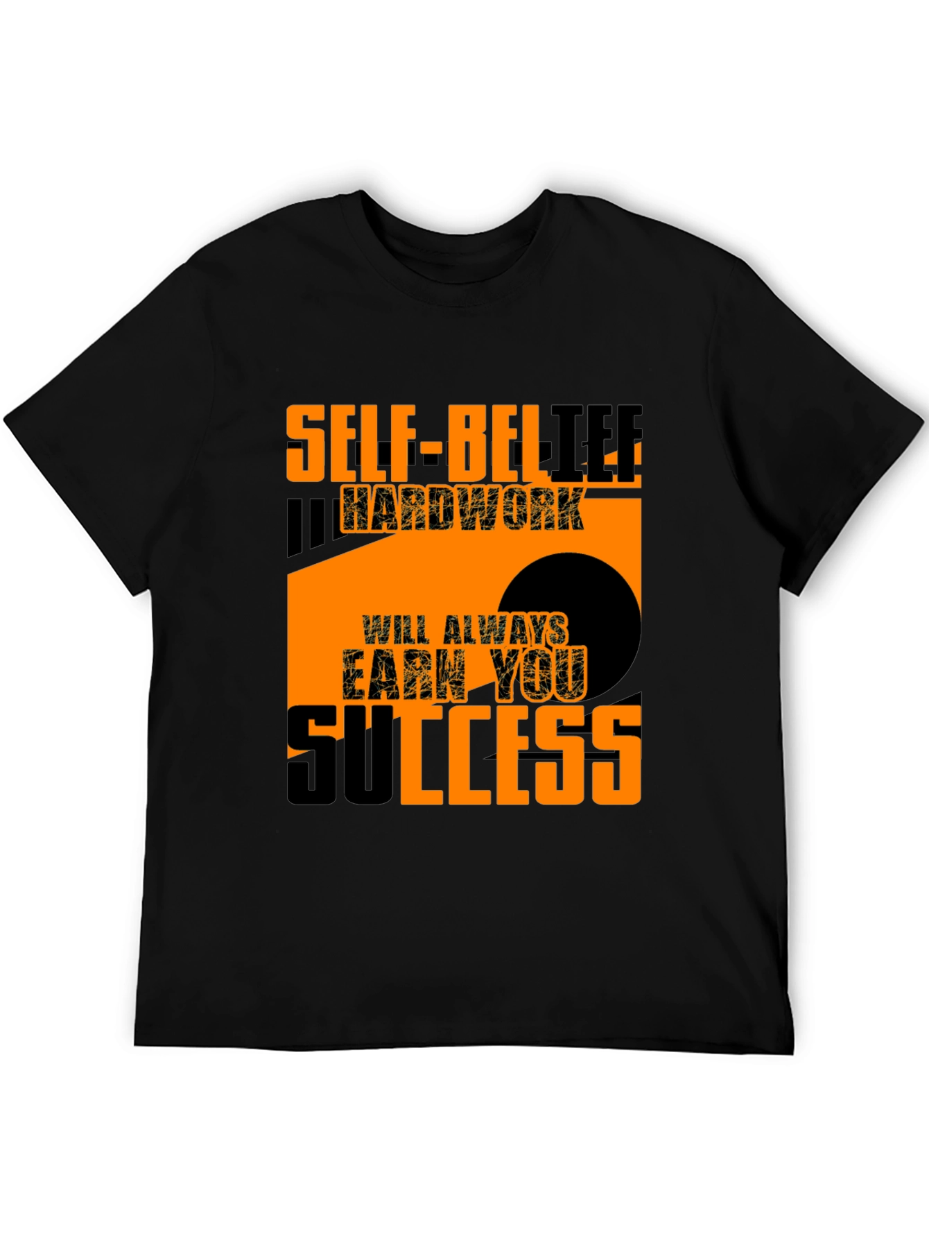 Motivational T-Shirt: Self-Belief & Hard Work