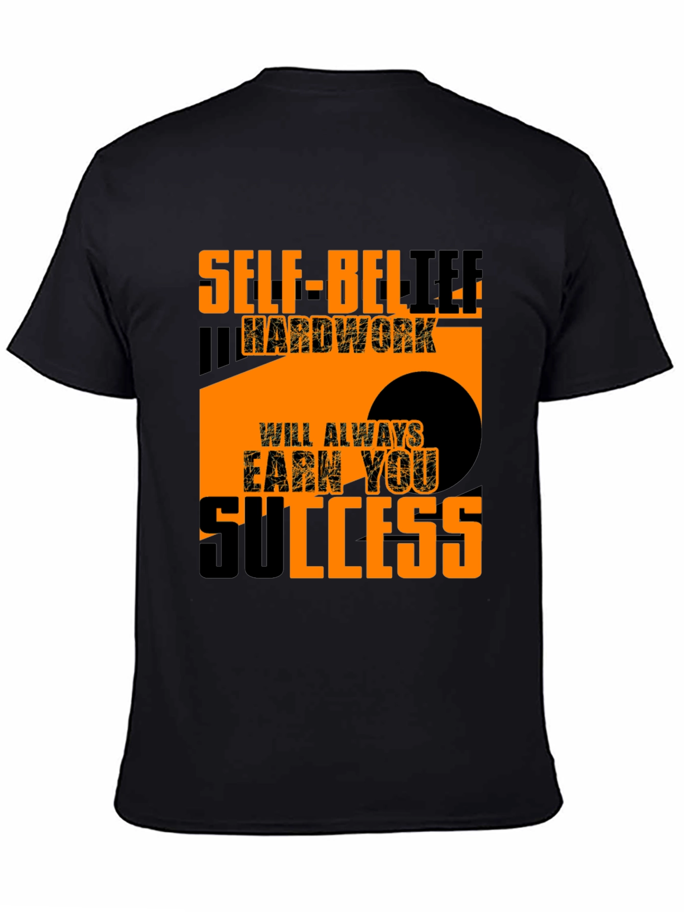 Motivational T-Shirt: Self-Belief & Hard Work