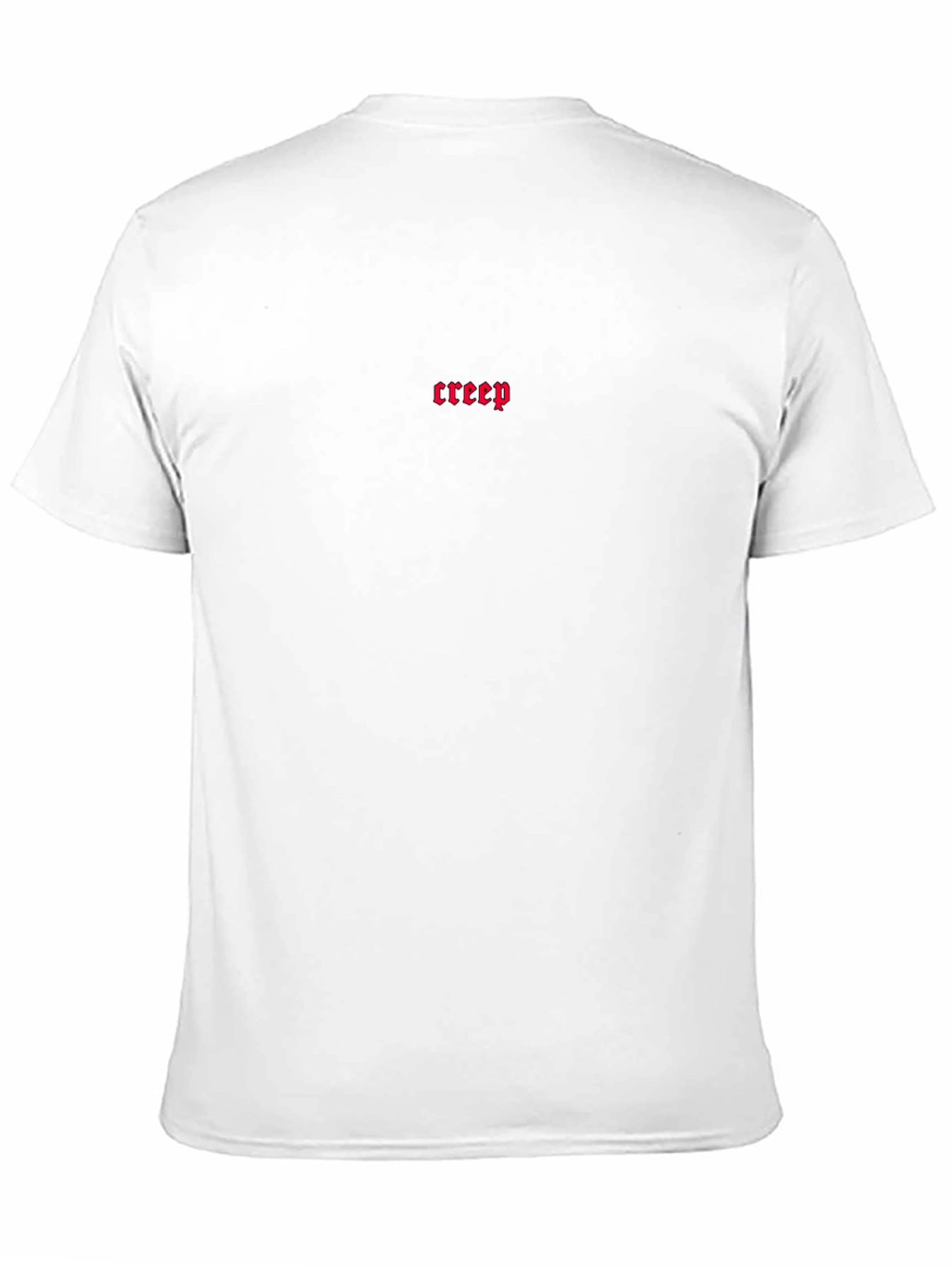 Creep Graphic Tee - Gothic Style Mens Black T-Shirt