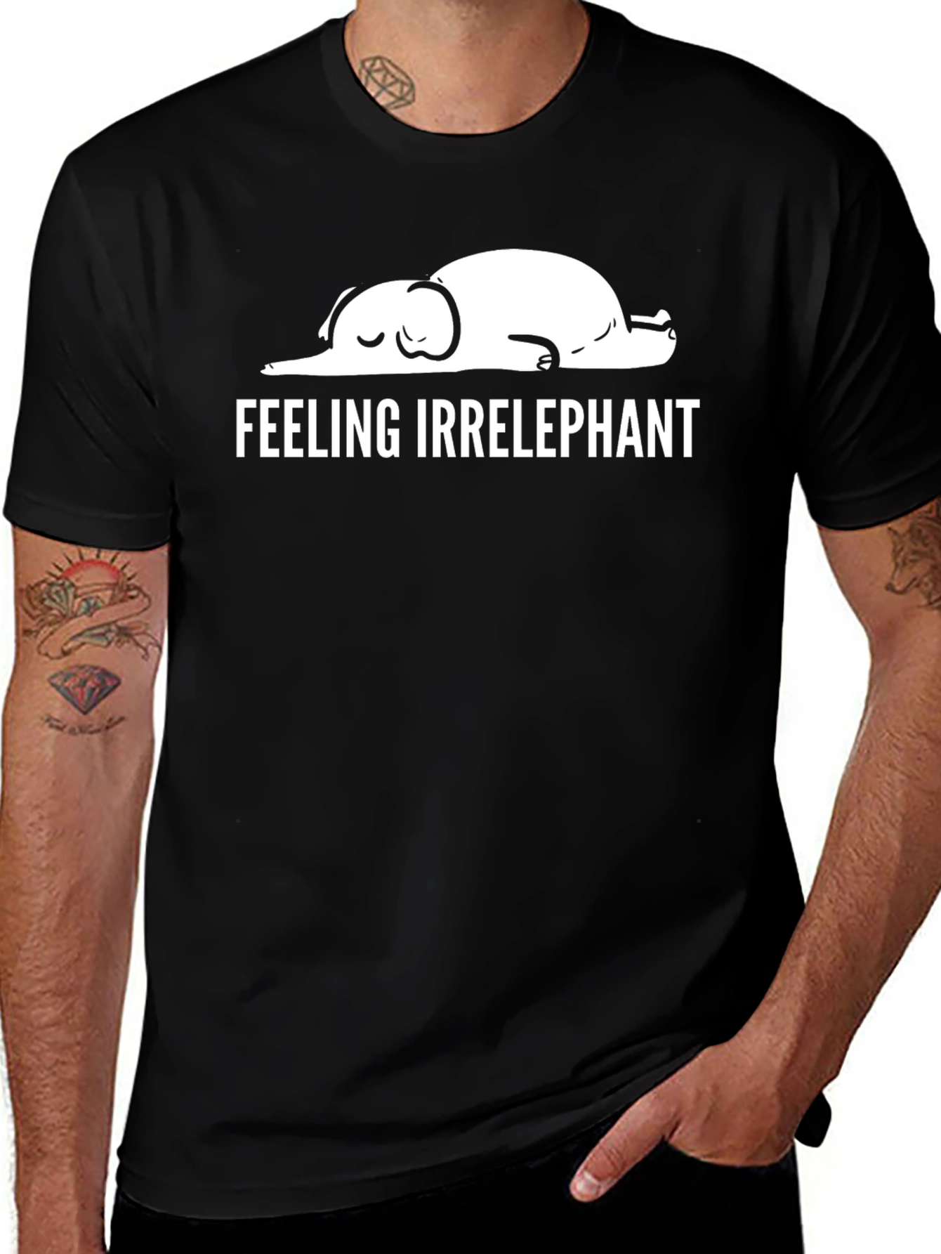 Irrelephant Graphic Tee - Funny Animal T-Shirt