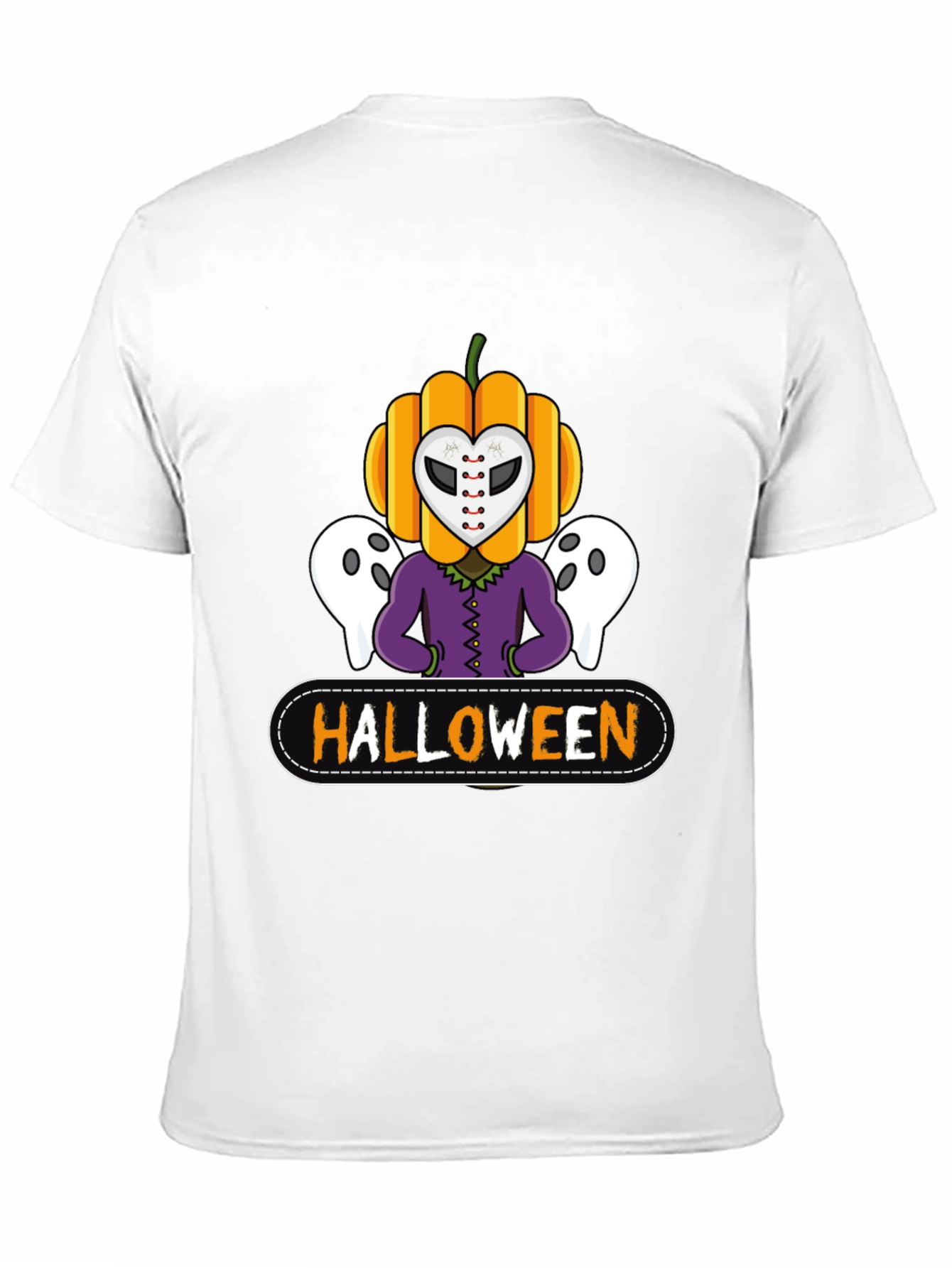 Halloween Pumpkin Mask T-Shirt