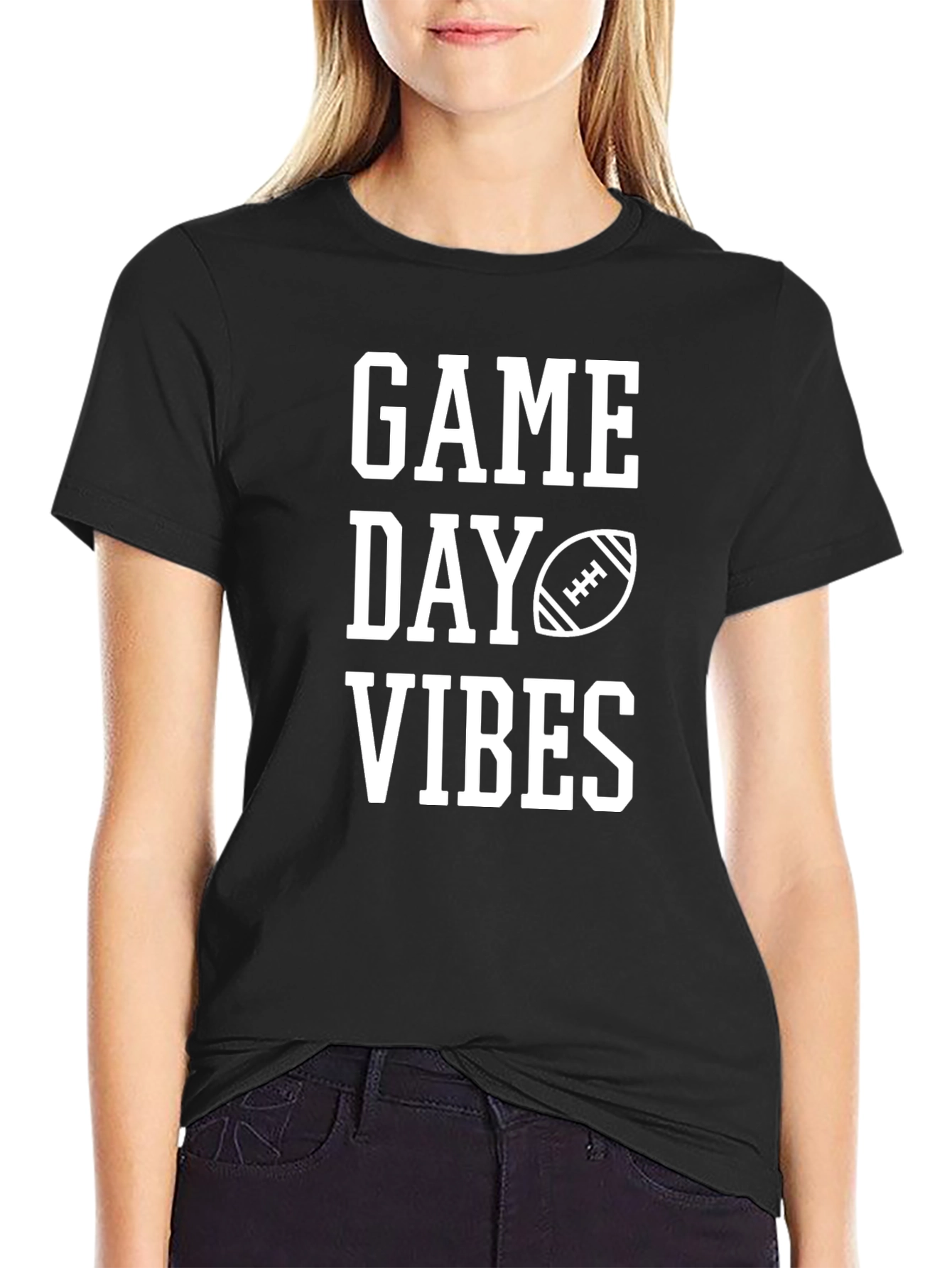 Game Day Vibes Graphic Tee Football T-Shirt