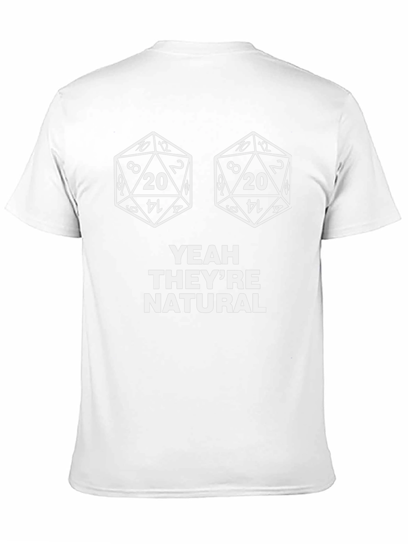 Natural 20 D&D T-Shirt - Dice Graphic Tee